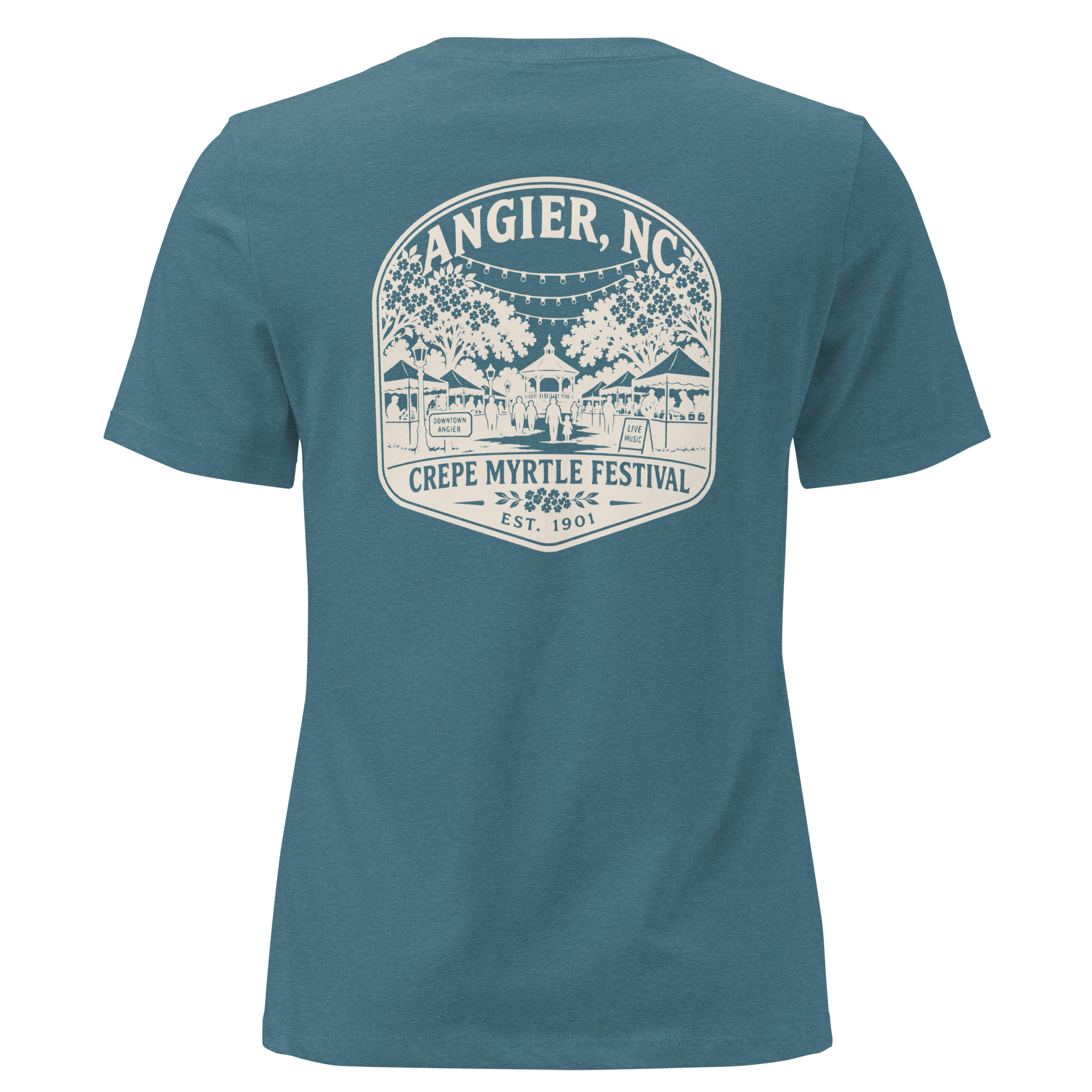Angier NC - Crepe Myrtle Festival- Women's Relaxed T-Shirt