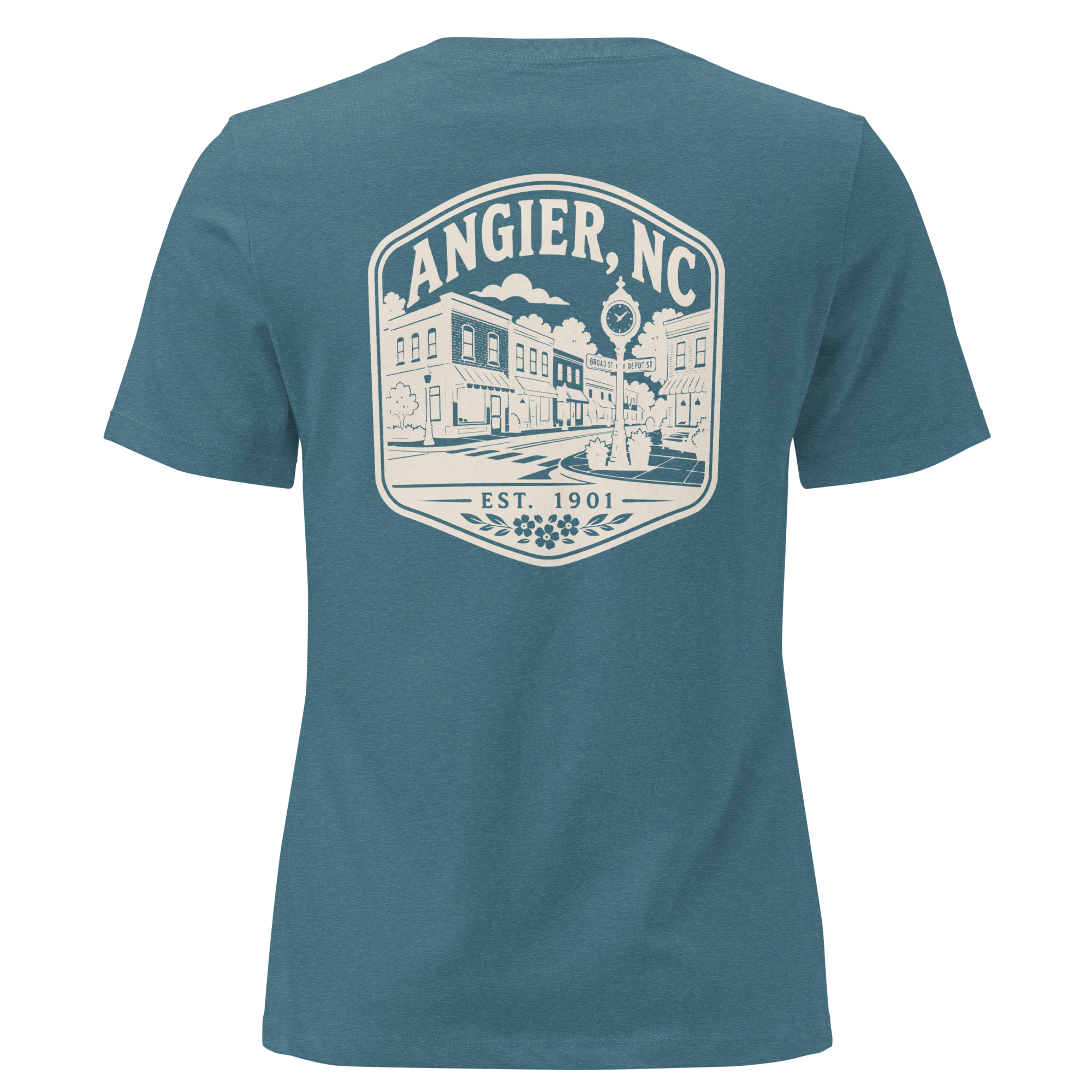 Angier NC - Downtown- Women's Relaxed T-Shirt