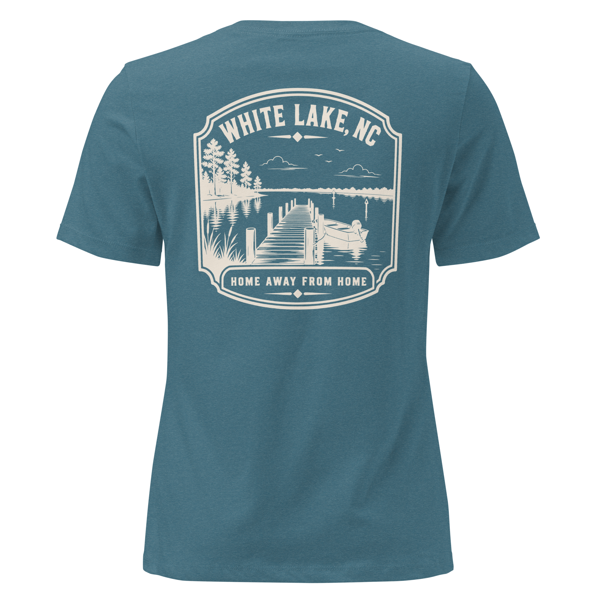 White Lake NC - Home Away from Home- Women's Relaxed T-Shirt