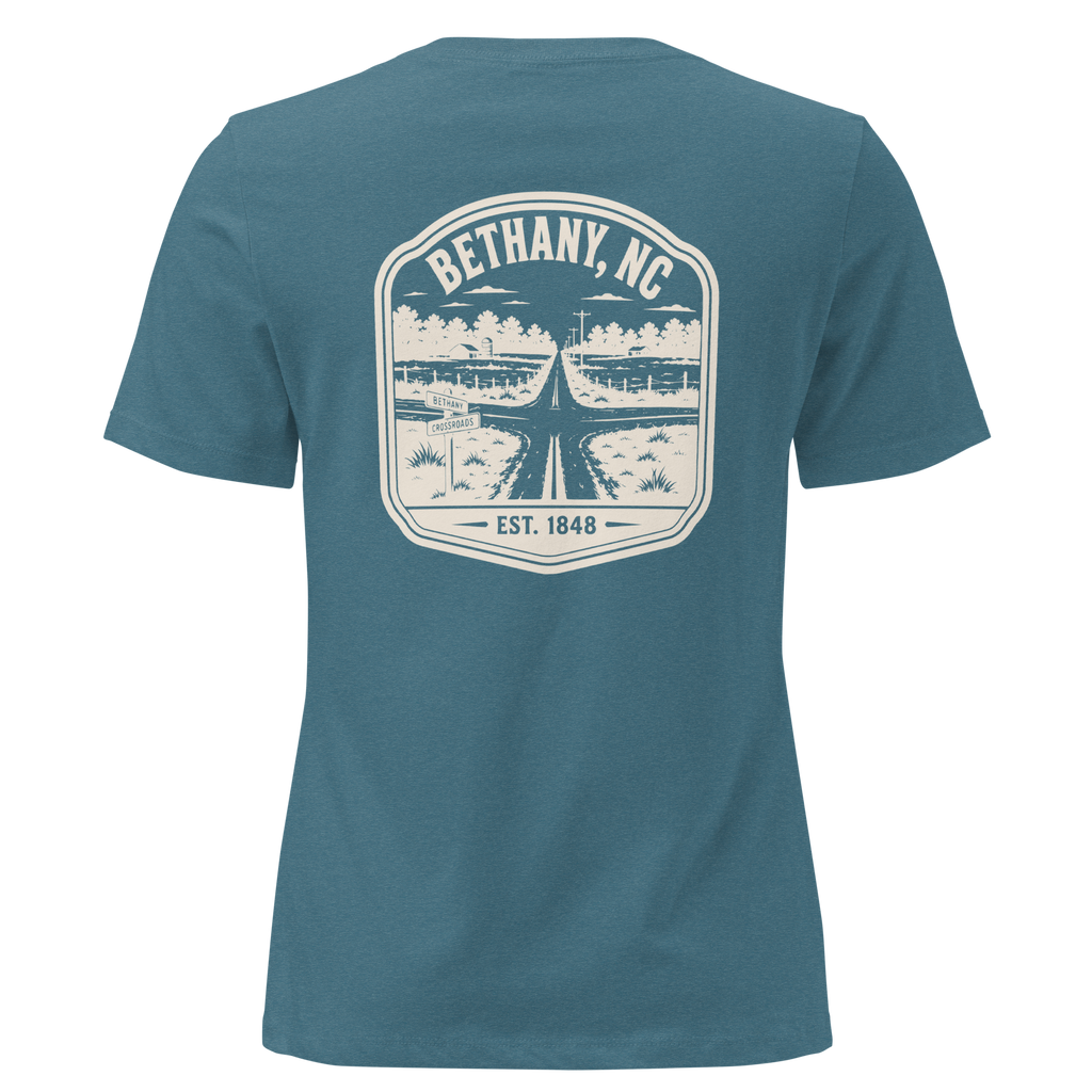 Bethany NC - Bethany Crossroads - Women's Relaxed T-Shirt