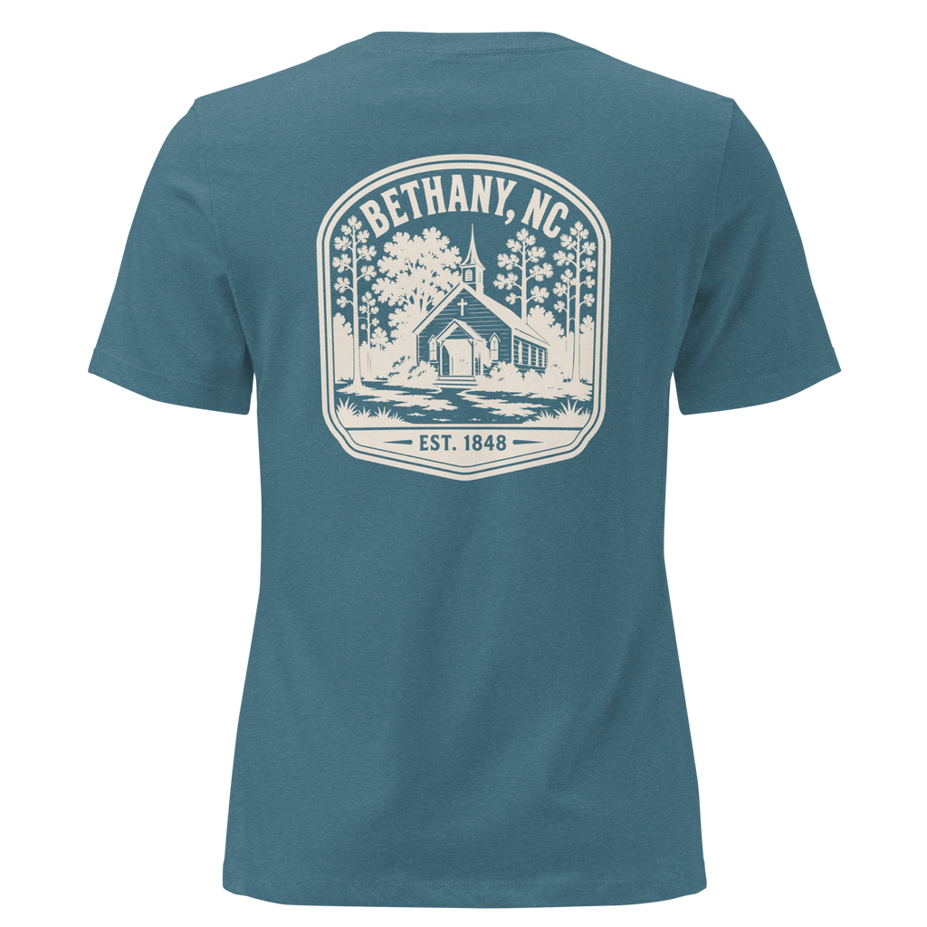 Bethany NC - Faith Heritage- Women's Relaxed T-Shirt