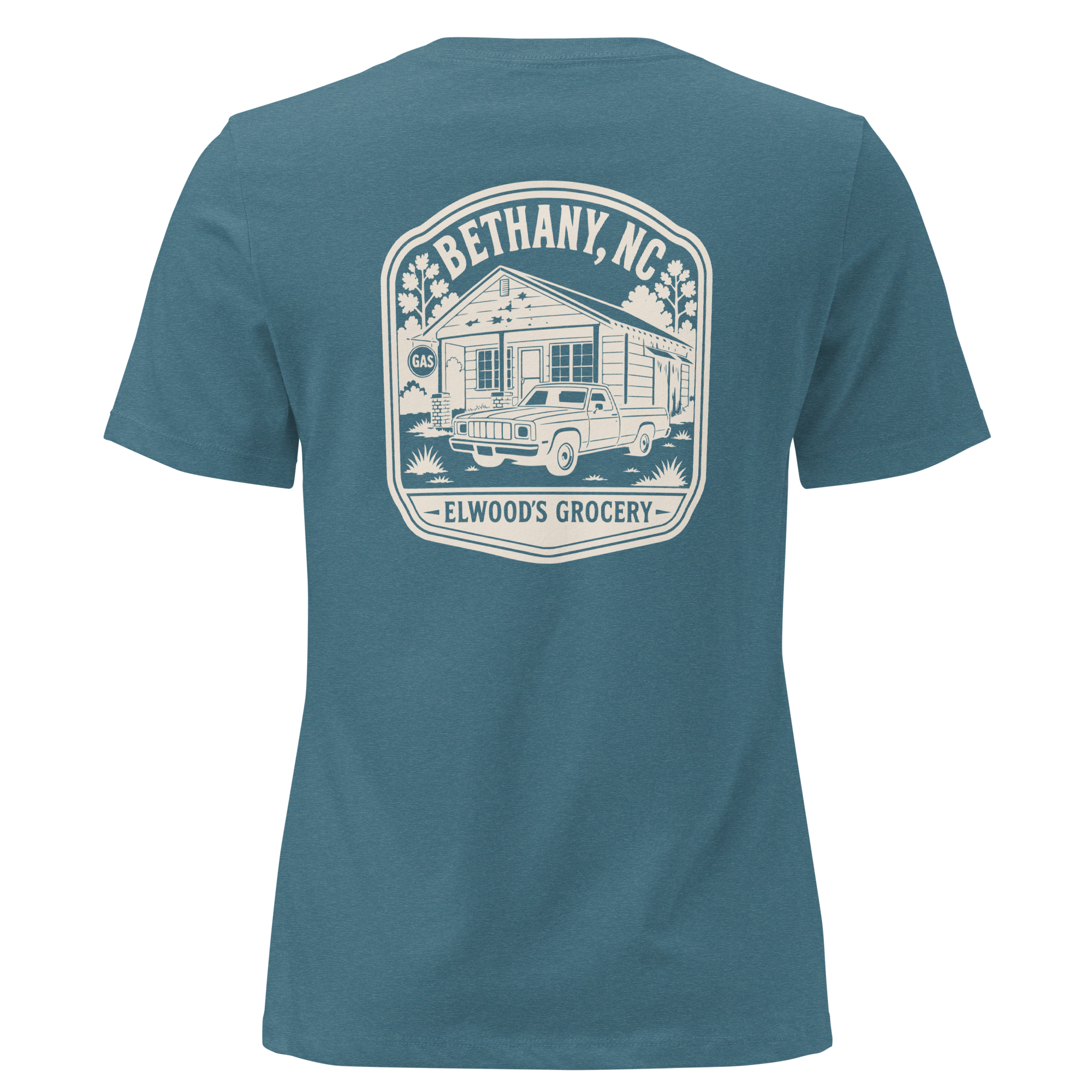 Bethany NC - Elwood's Grocery- Women's Relaxed T-Shirt