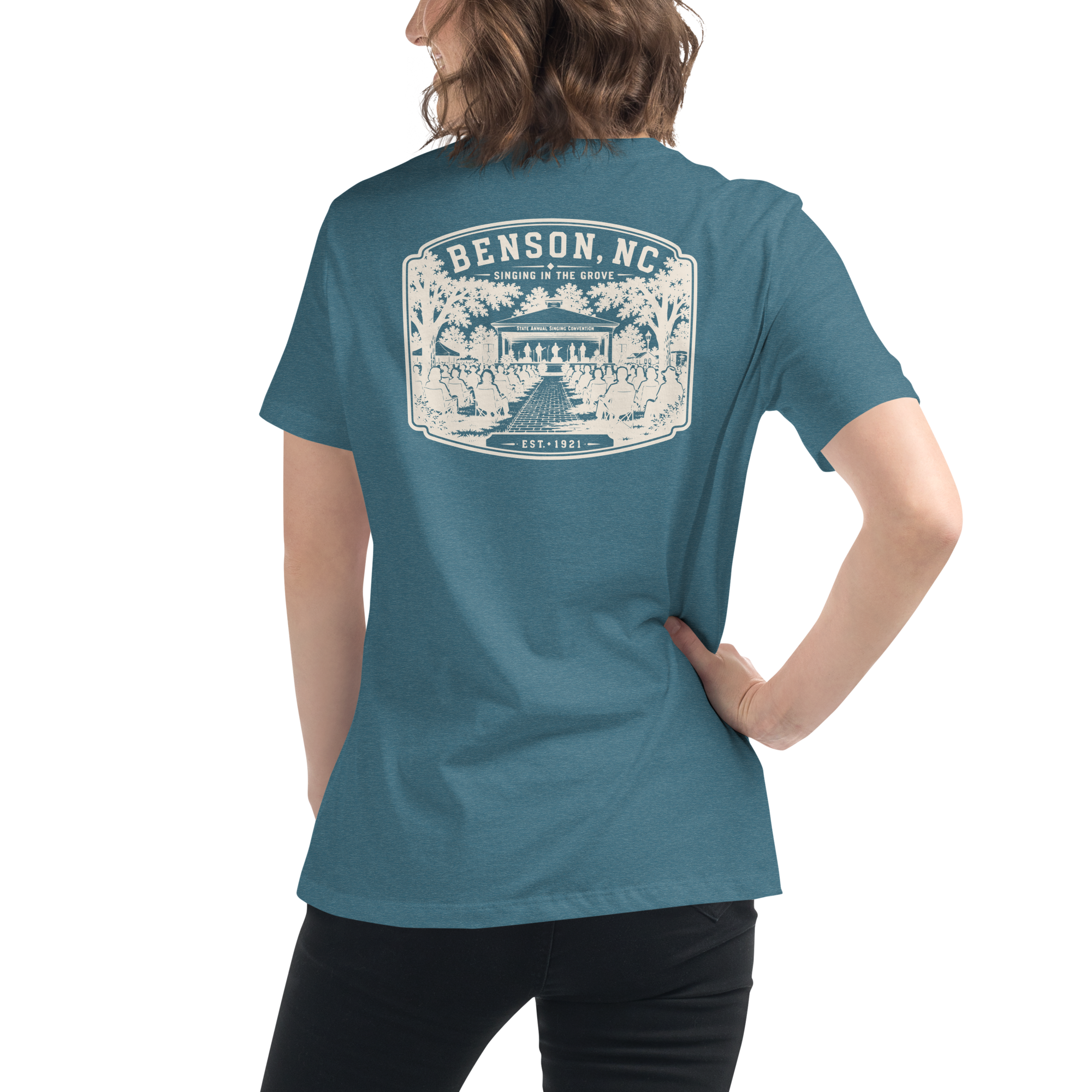 Benson, NC - Singing In The Grove - Women's Relaxed T-Shirt