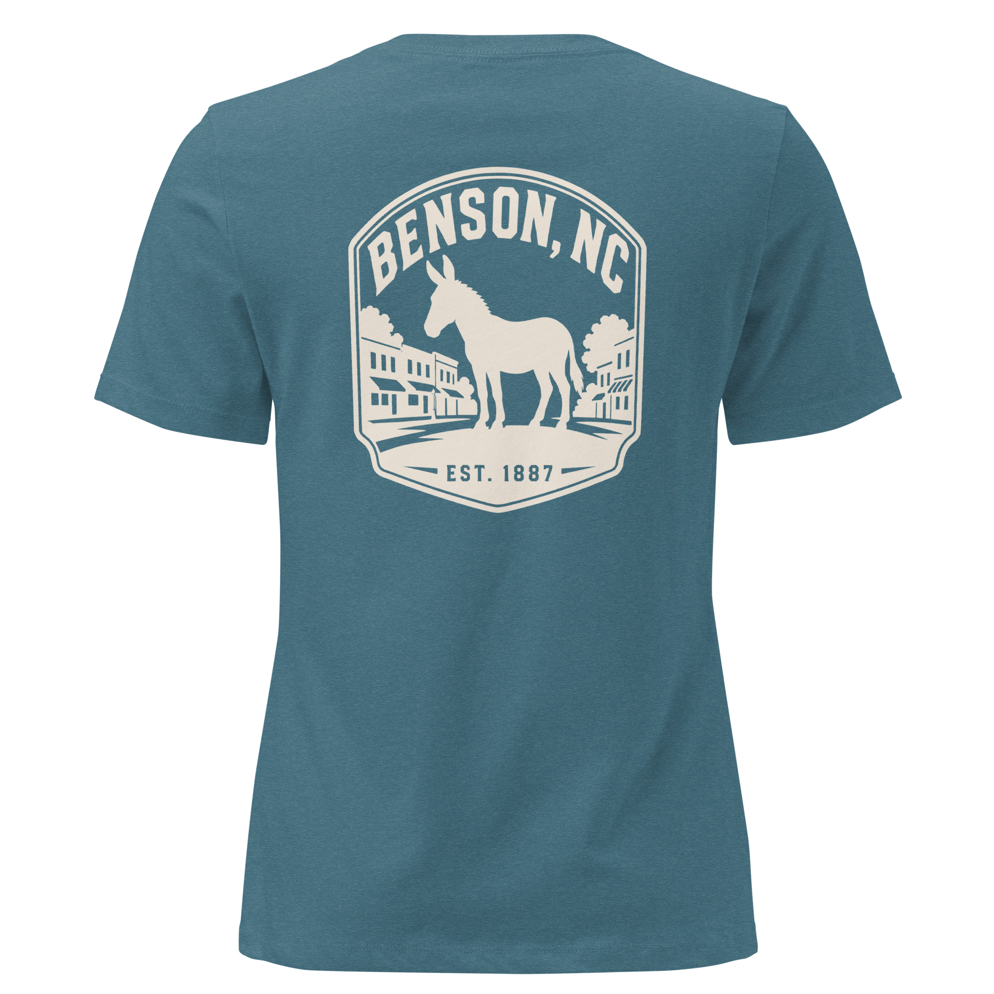 Benson NC - Mule Town - Women's Relaxed T-Shirt