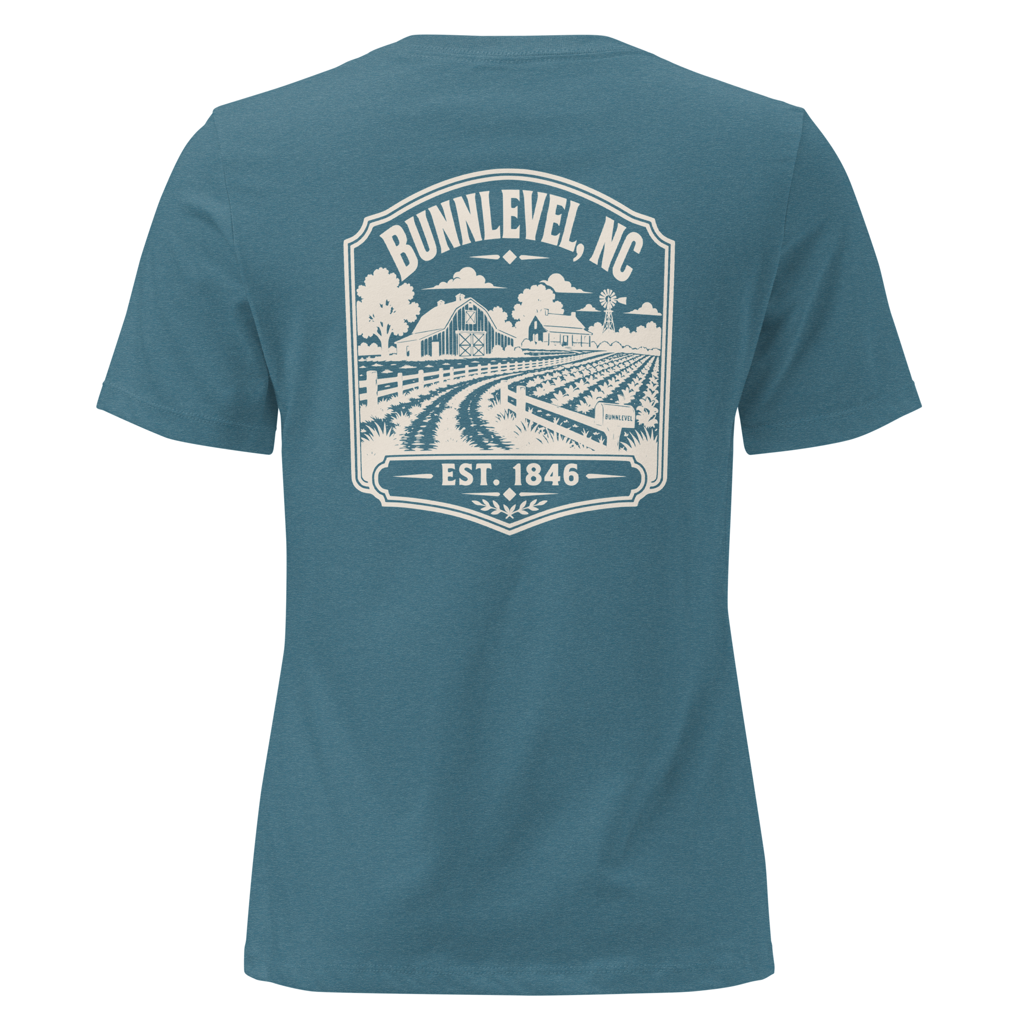 Bunnlevel NC - Farm Heritage- Women's Relaxed T-Shirt