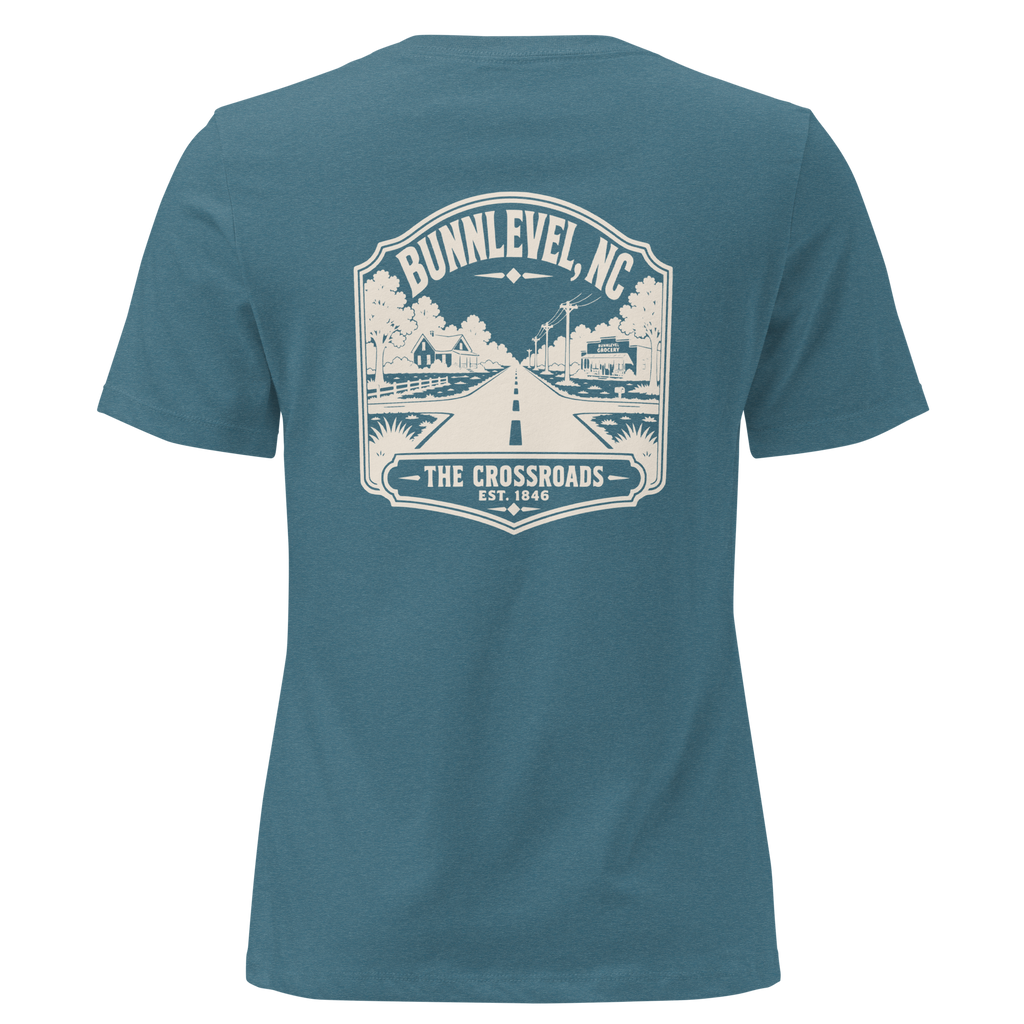 Bunnlevel NC - Crossroads- Women's Relaxed T-Shirt