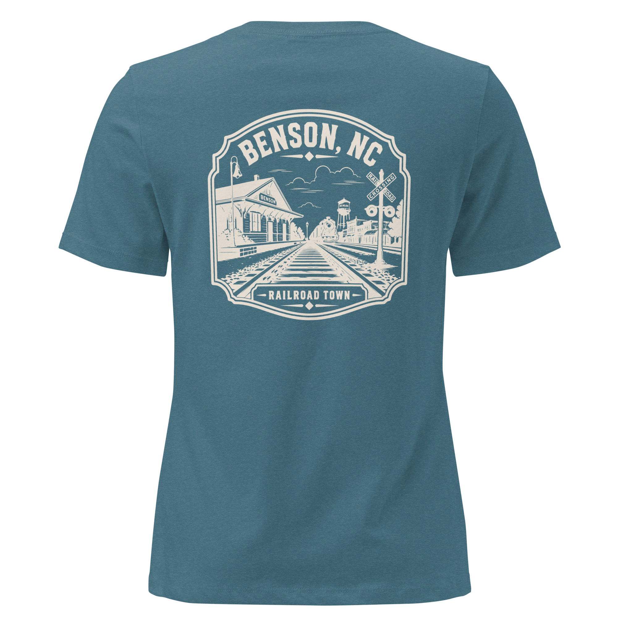 Benson NC - Railroad Town - Women's Relaxed T-Shirt