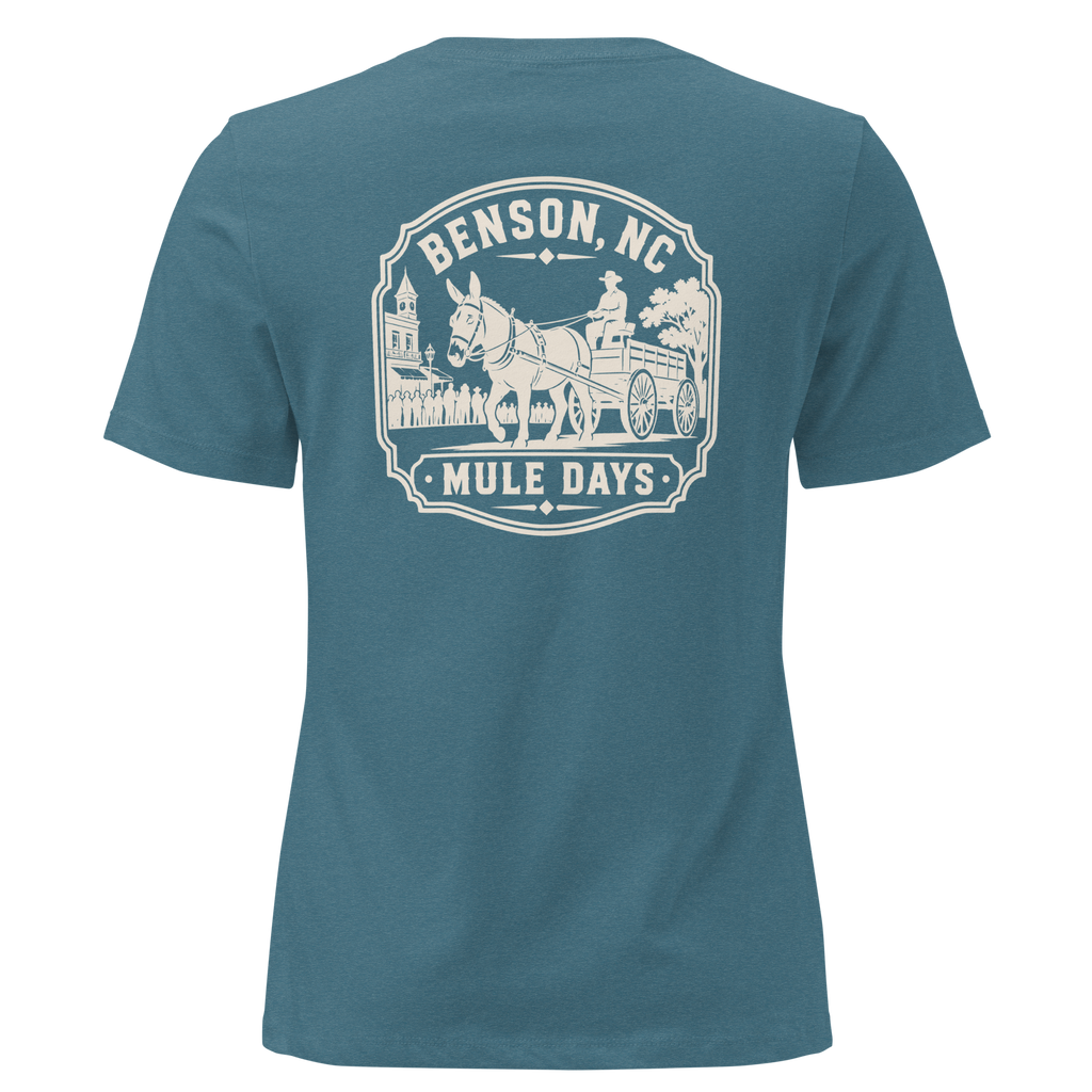 Benson NC - Mule Days - Women's Relaxed T-Shirt