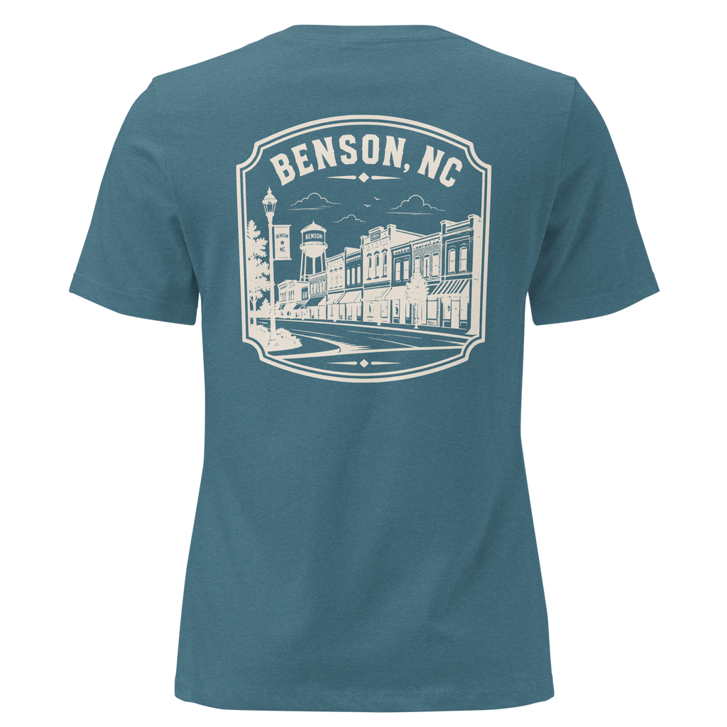 Benson NC - Downtown - Women's Relaxed T-Shirt
