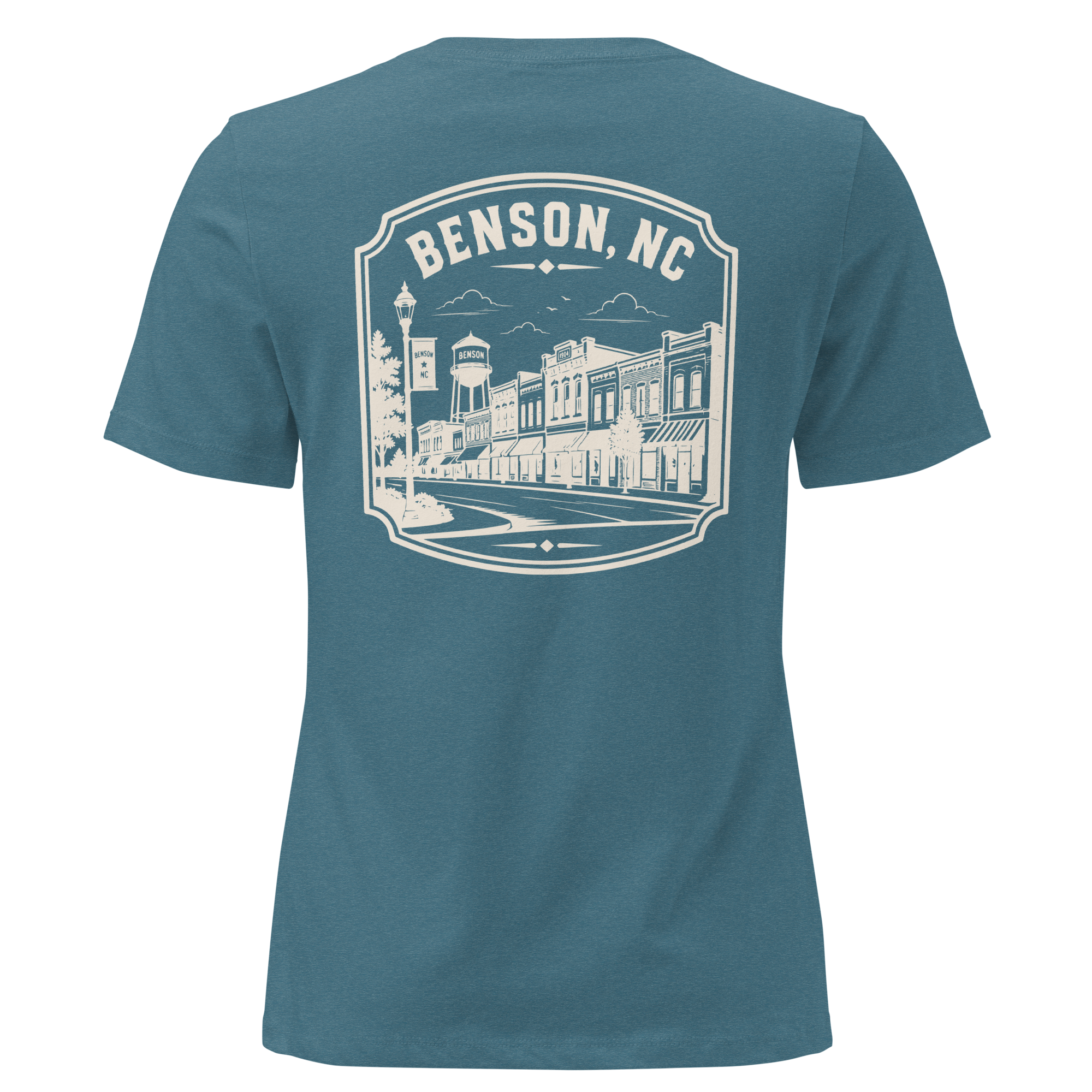 Benson NC - Downtown - Women's Relaxed T-Shirt