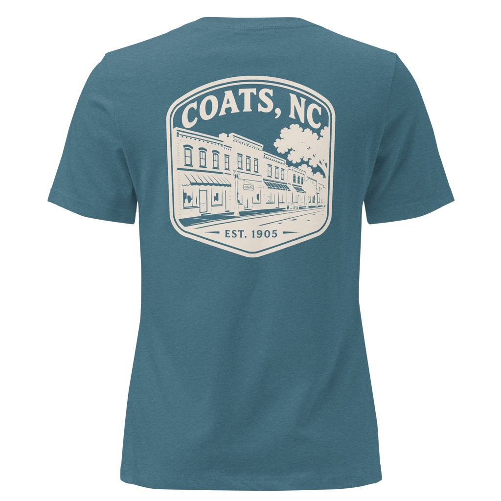 Coats NC - Downtown- Women's Relaxed T-Shirt