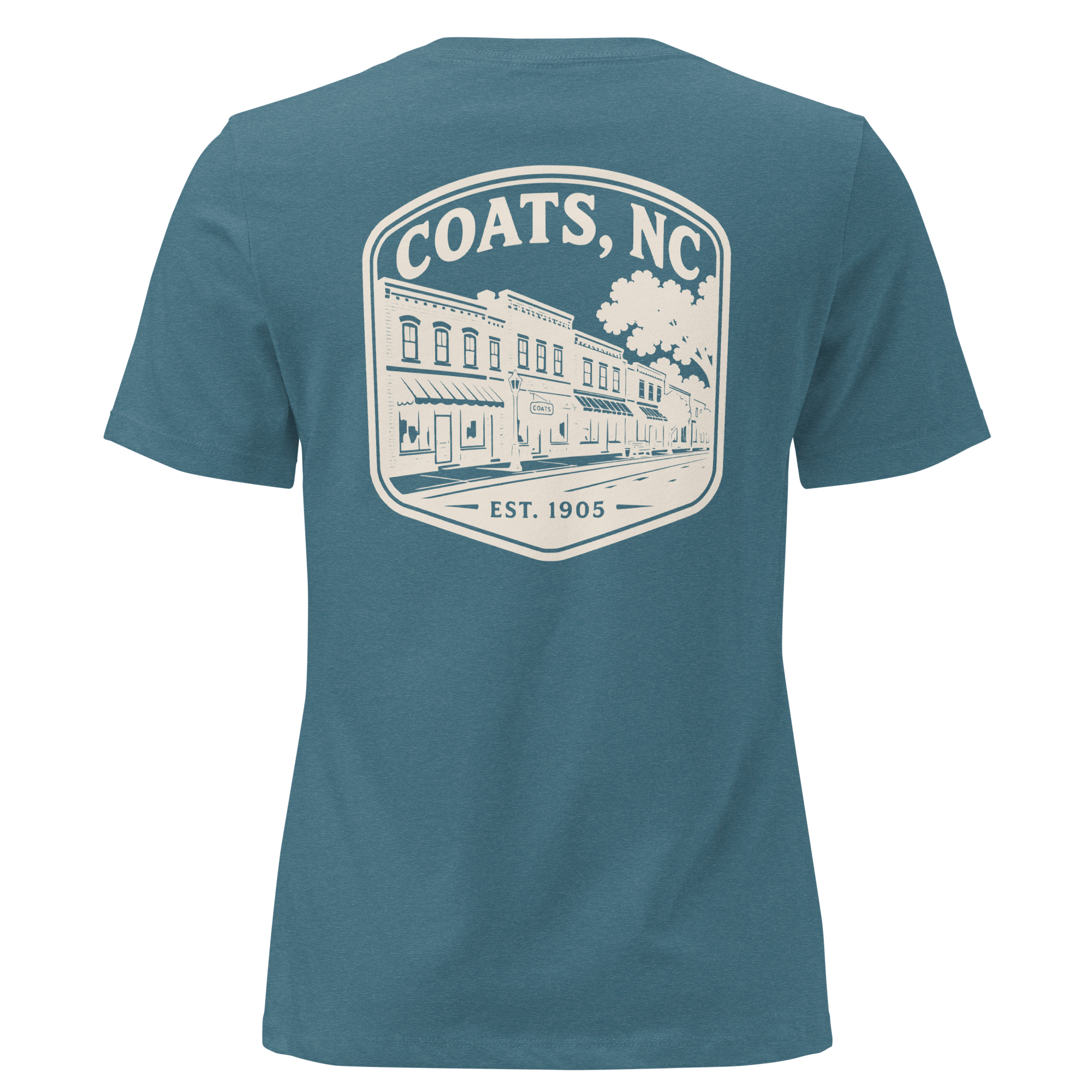 Coats NC - Downtown- Women's Relaxed T-Shirt