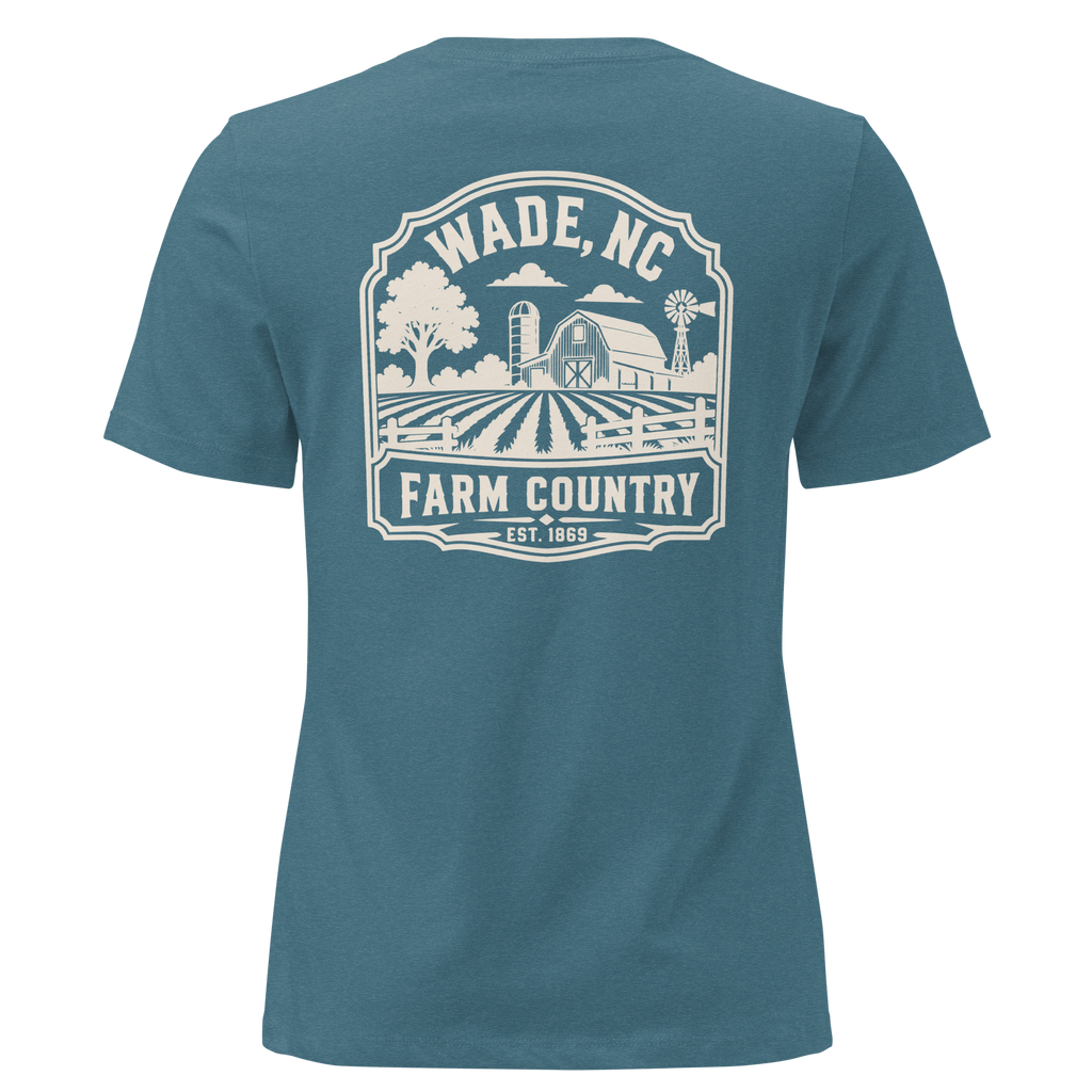 Wade NC - Farm Country- Women's Relaxed T-Shirt
