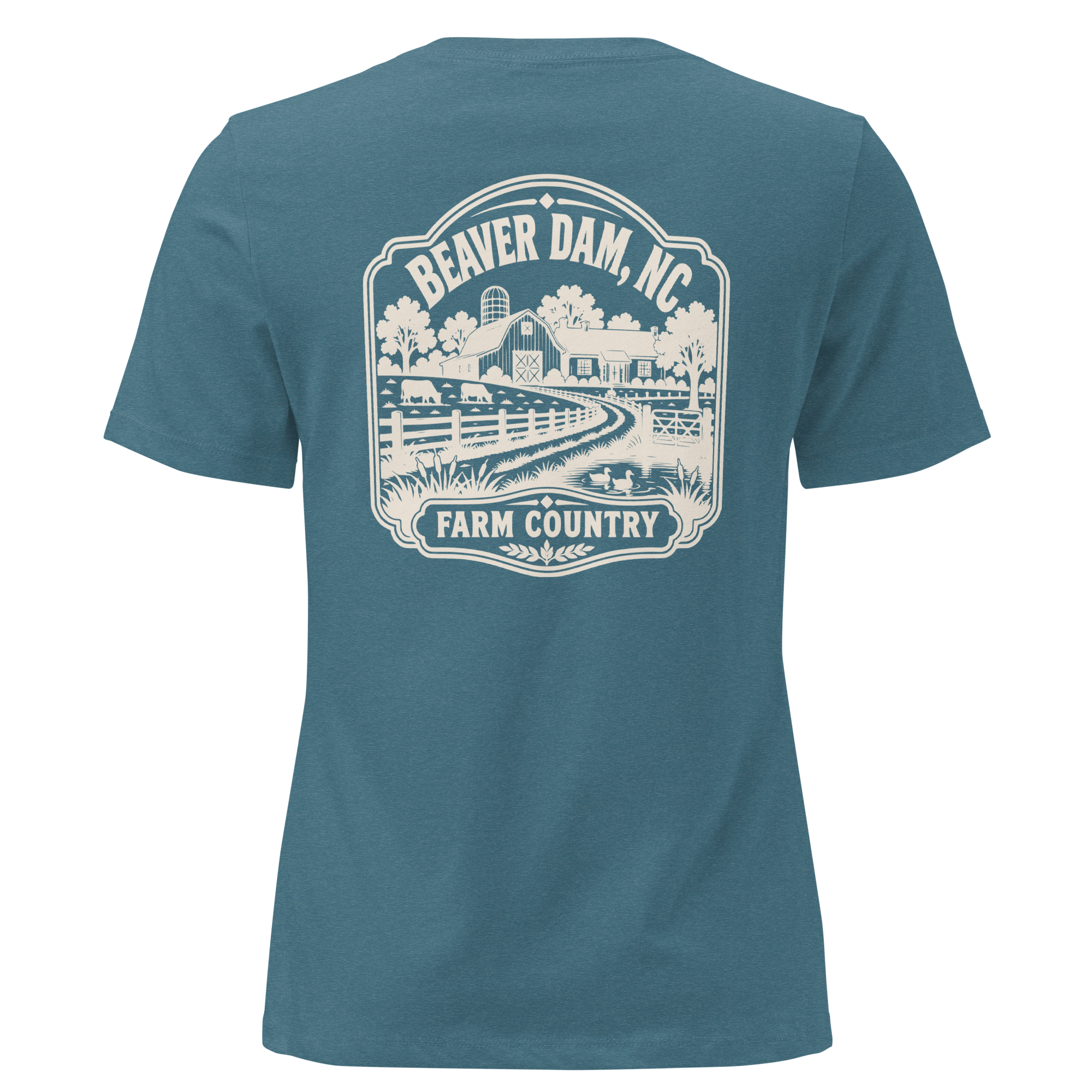 Beaver Dam NC - Farm Country- Women's Relaxed T-Shirt