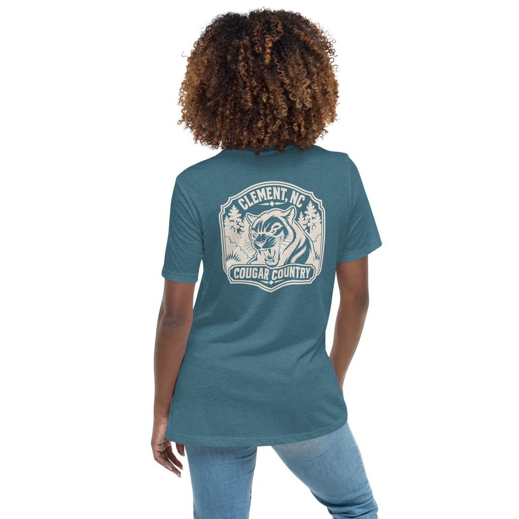 Clement NC - Cougar Country- Women's Relaxed T-Shirt