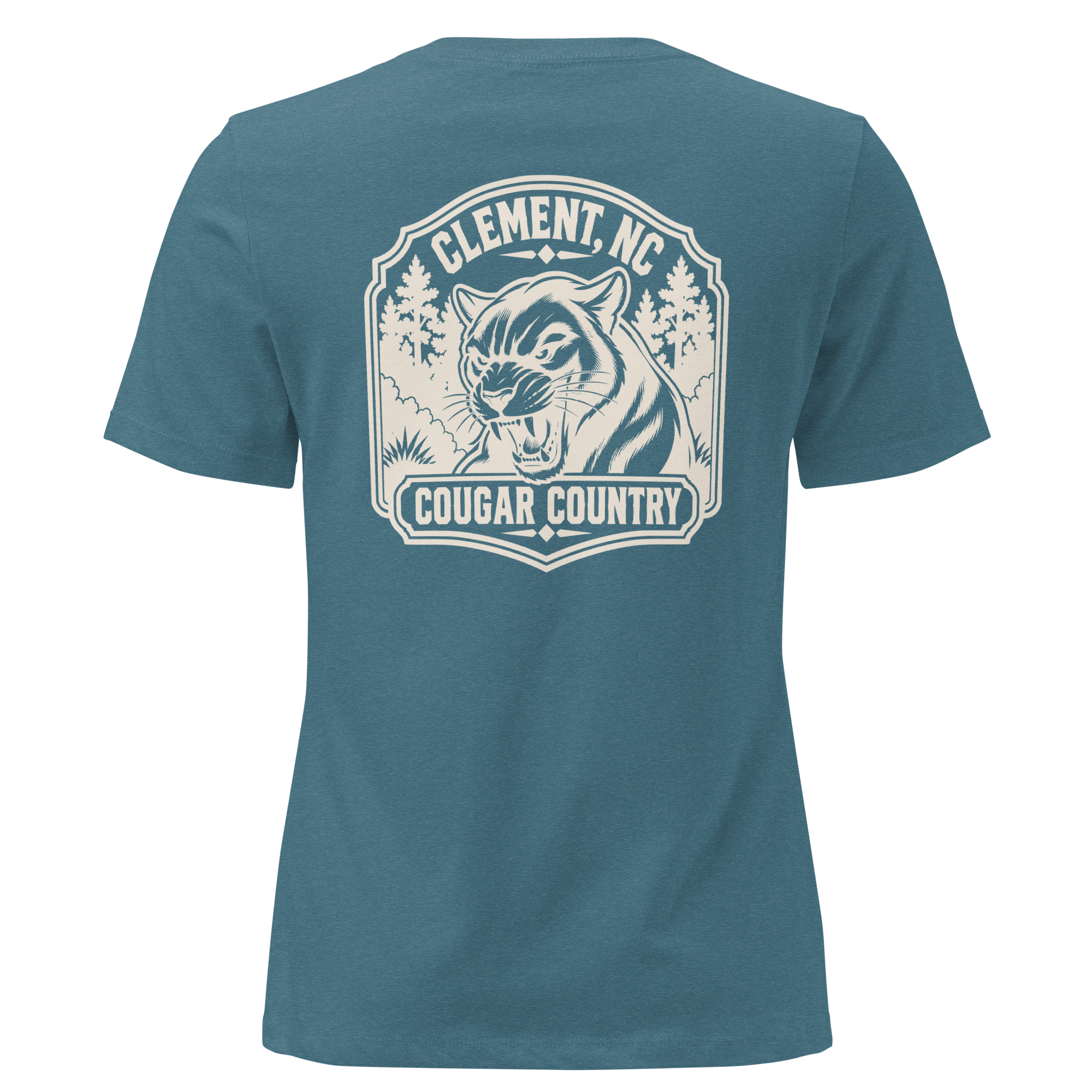 Clement NC - Cougar Country- Women's Relaxed T-Shirt