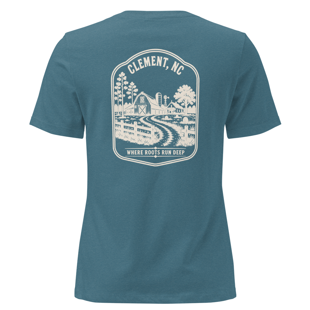 Clement NC - Farm Roots- Women's Relaxed T-Shirt