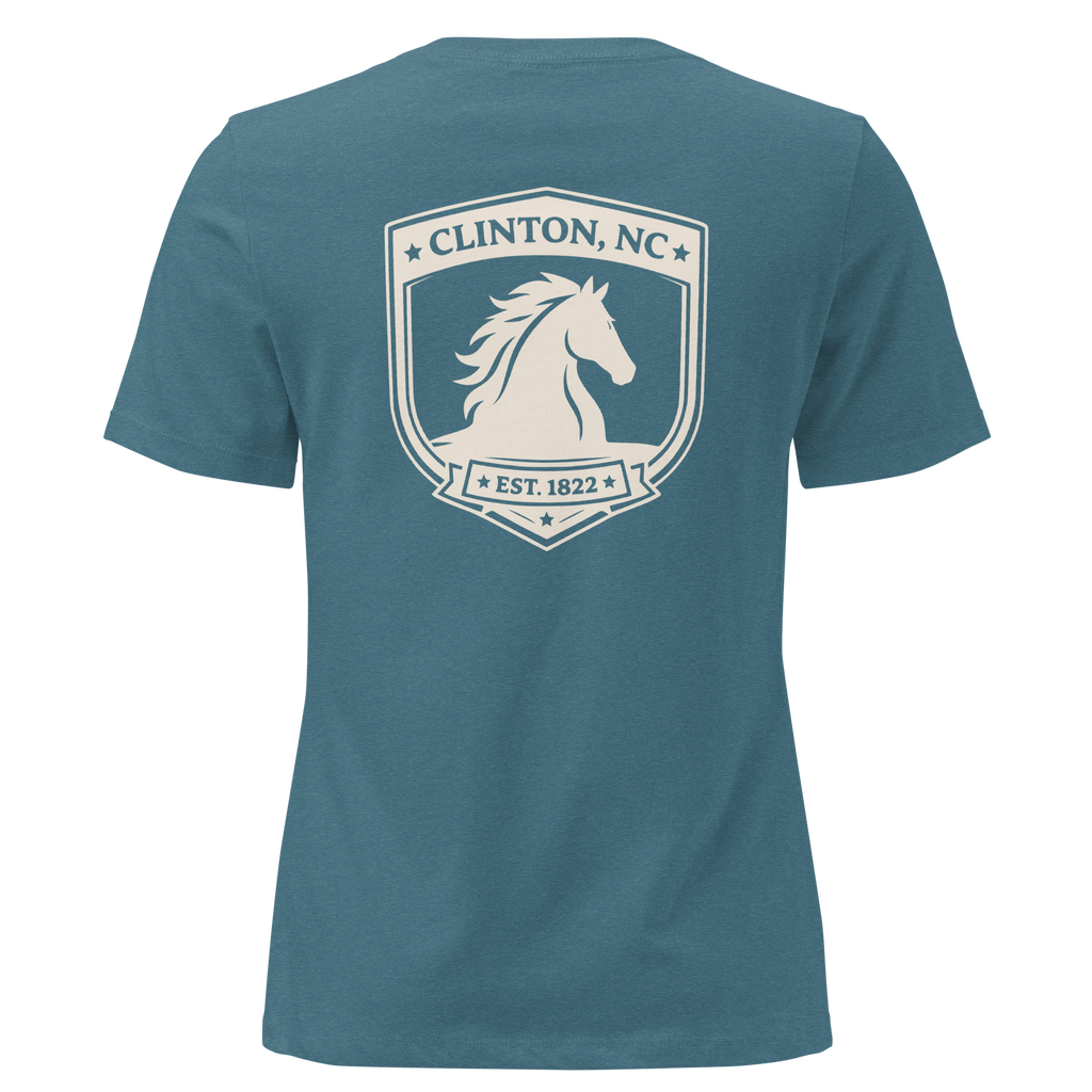 Clinton NC - School Pride- Women's Relaxed T-Shirt