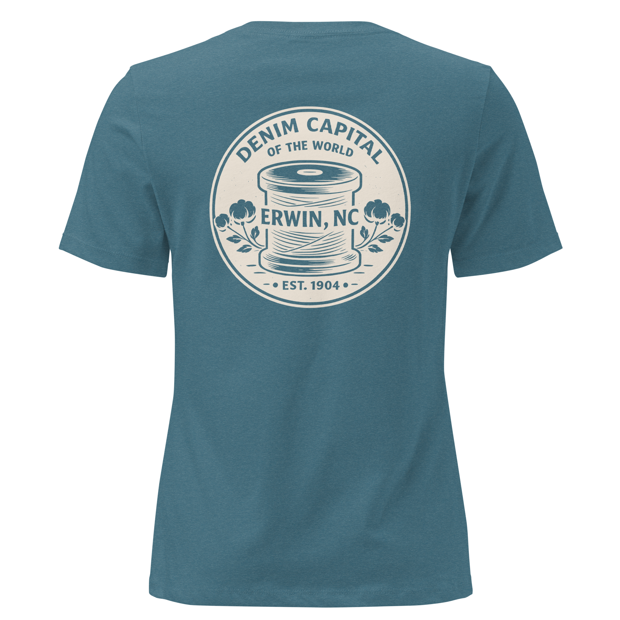 Erwin NC - Denim Capital- Women's Relaxed T-Shirt
