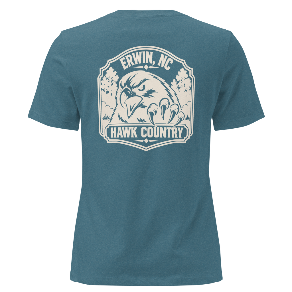 Erwin NC - Hawk Country- Women's Relaxed T-Shirt