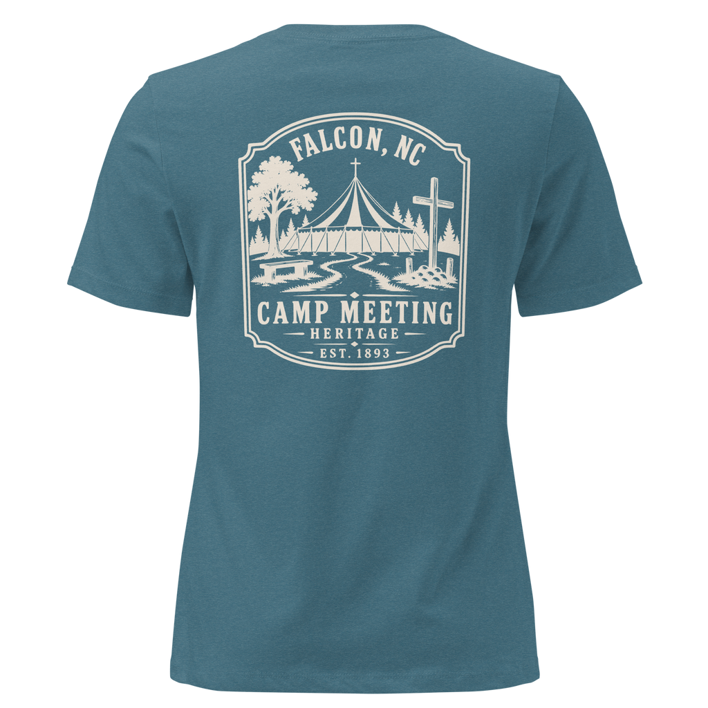 Falcon NC - Camp Meeting- Women's Relaxed T-Shirt