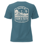 Falcon NC - Farm & Faith- Women's Relaxed T-Shirt