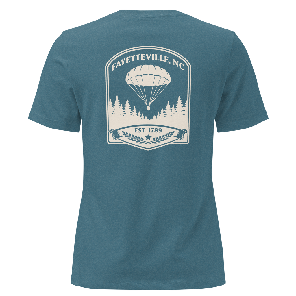 Fayetteville NC - Airborne- Women's Relaxed T-Shirt