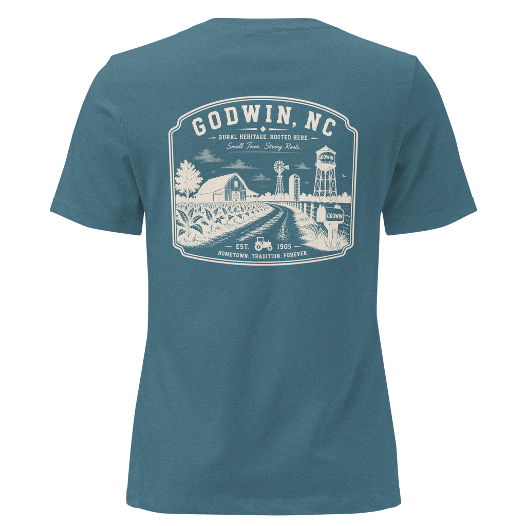 Godwin NC - Farm Roots- Women's Relaxed T-Shirt