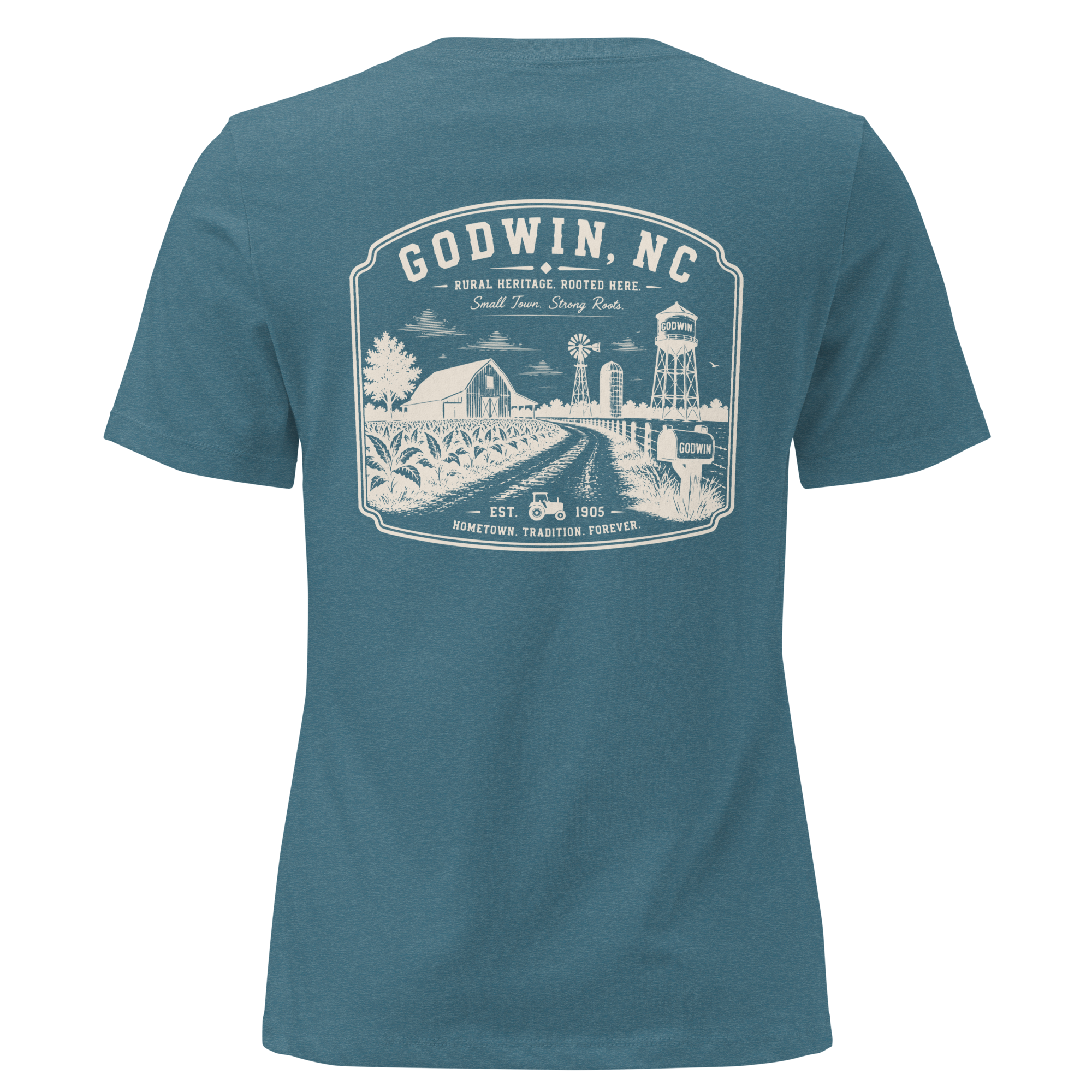 Godwin NC - Farm Roots- Women's Relaxed T-Shirt