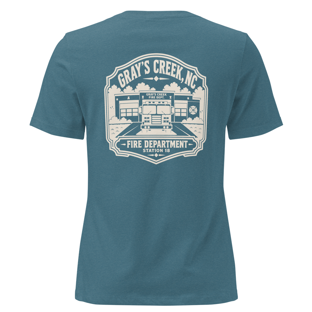 Gray's Creek NC - Station 18- Women's Relaxed T-Shirt