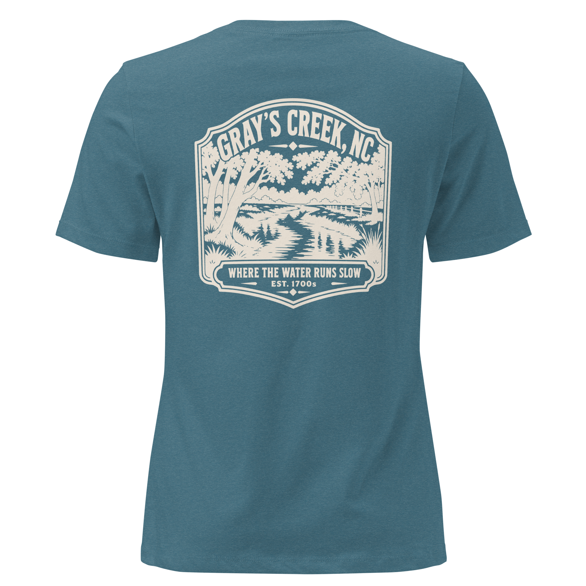 Gray's Creek NC - The Creek- Women's Relaxed T-Shirt