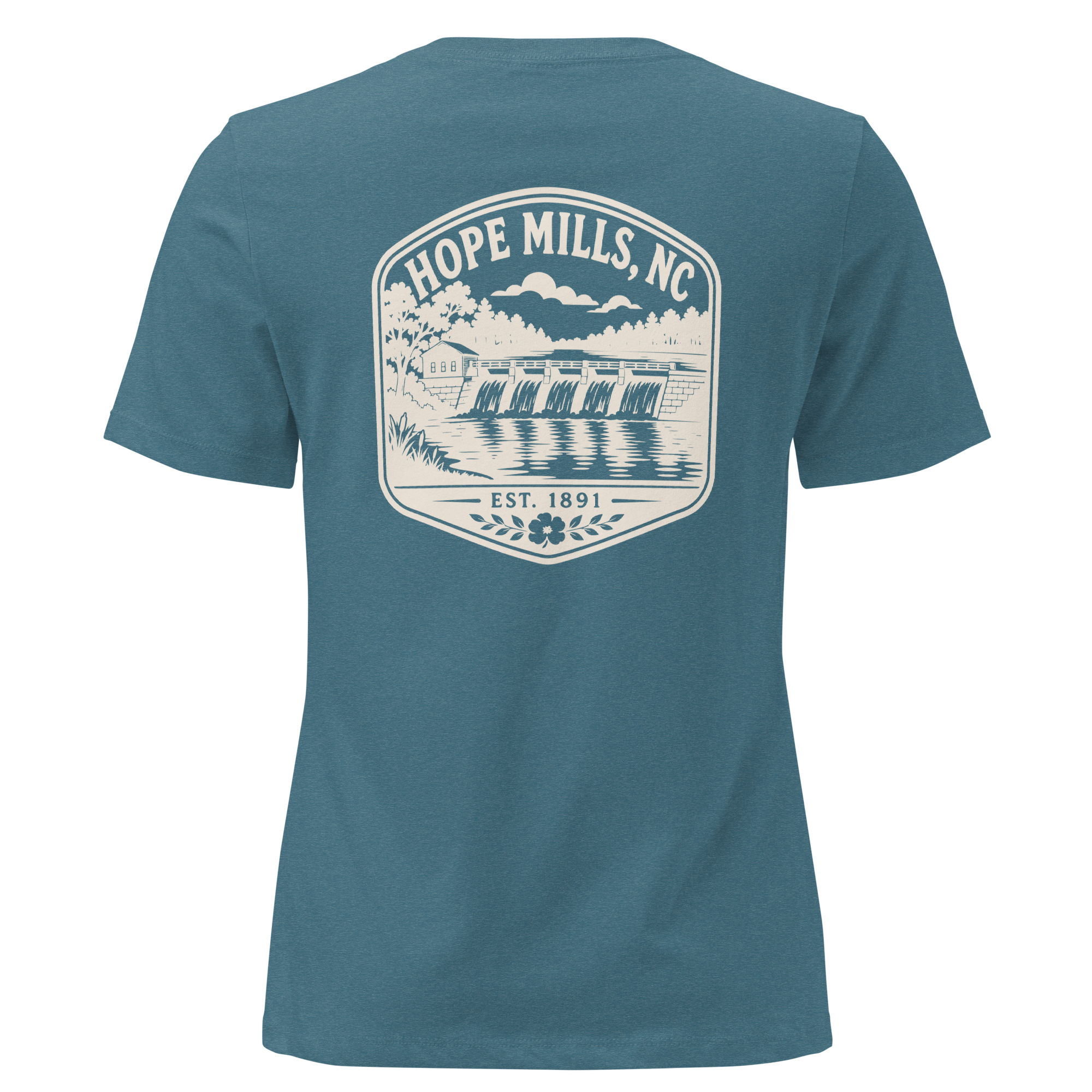 Hope Mills NC - Hope Mills Dam- Women's Relaxed T-Shirt