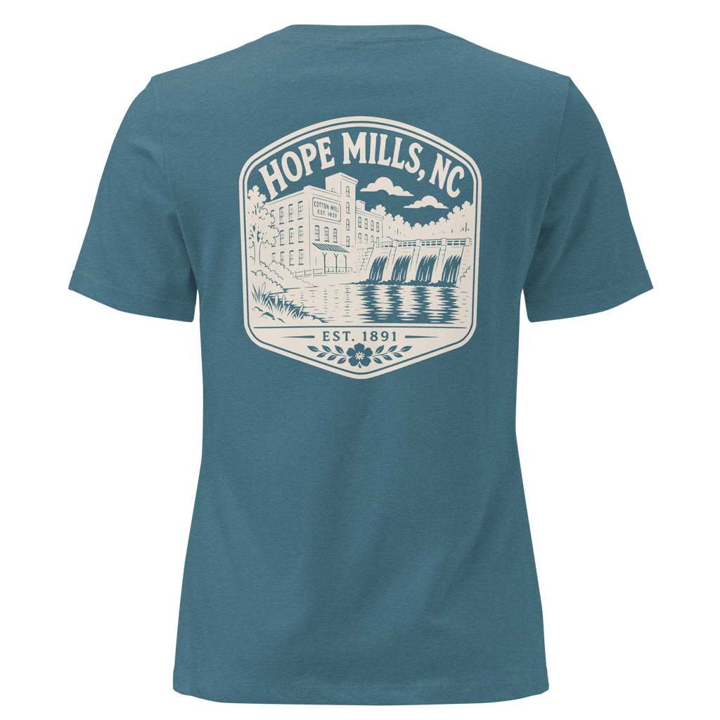 Hope Mills NC - The Old Mill- Women's Relaxed T-Shirt