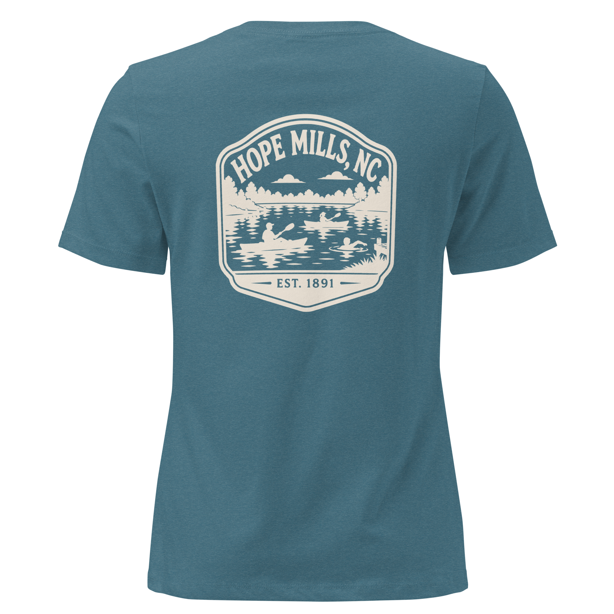 Hope Mills NC - Hope Mills Lake- Women's Relaxed T-Shirt