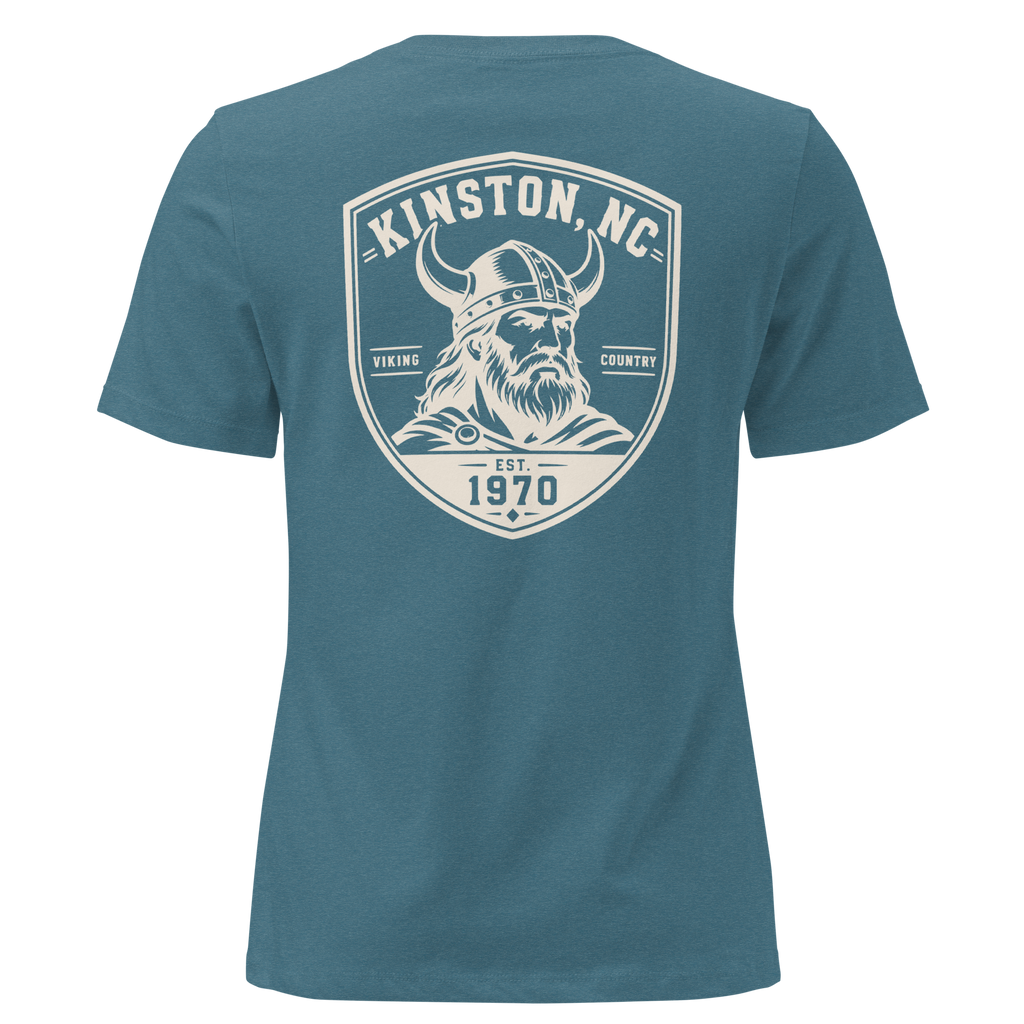 Kinston NC - Viking Country- Women's Relaxed T-Shirt
