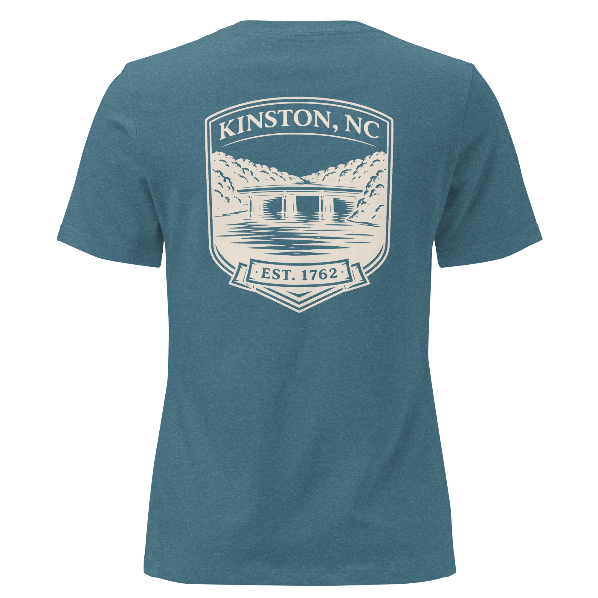 Kinston NC - Neuse River Bridge- Women's Relaxed T-Shirt