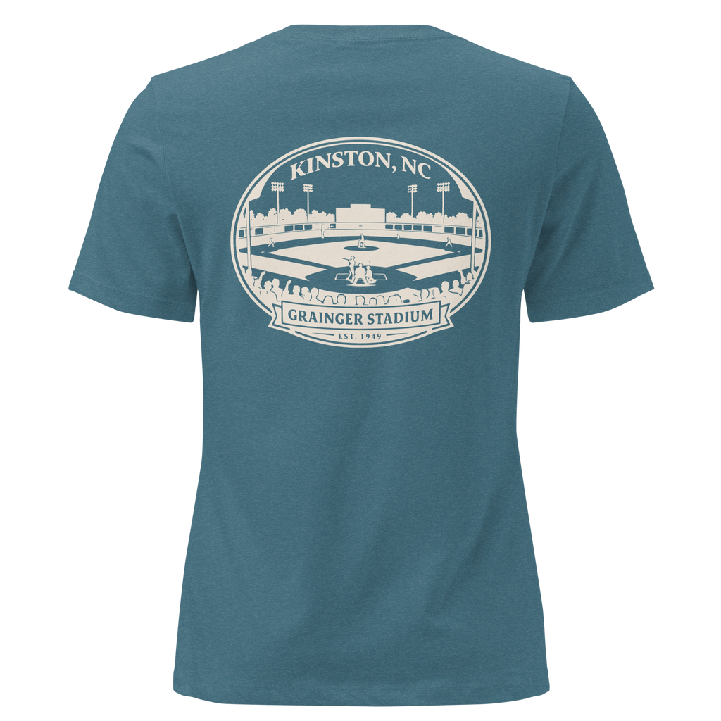 Kinston NC - Grainger Stadium- Women's Relaxed T-Shirt