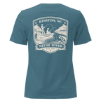 Kinston NC - Neuse River Fishing- Women's Relaxed T-Shirt