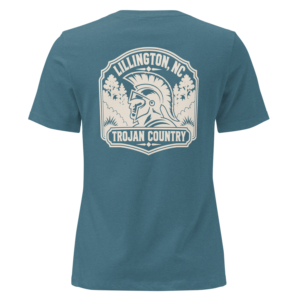 Lillington NC - Trojan Country- Women's Relaxed T-Shirt