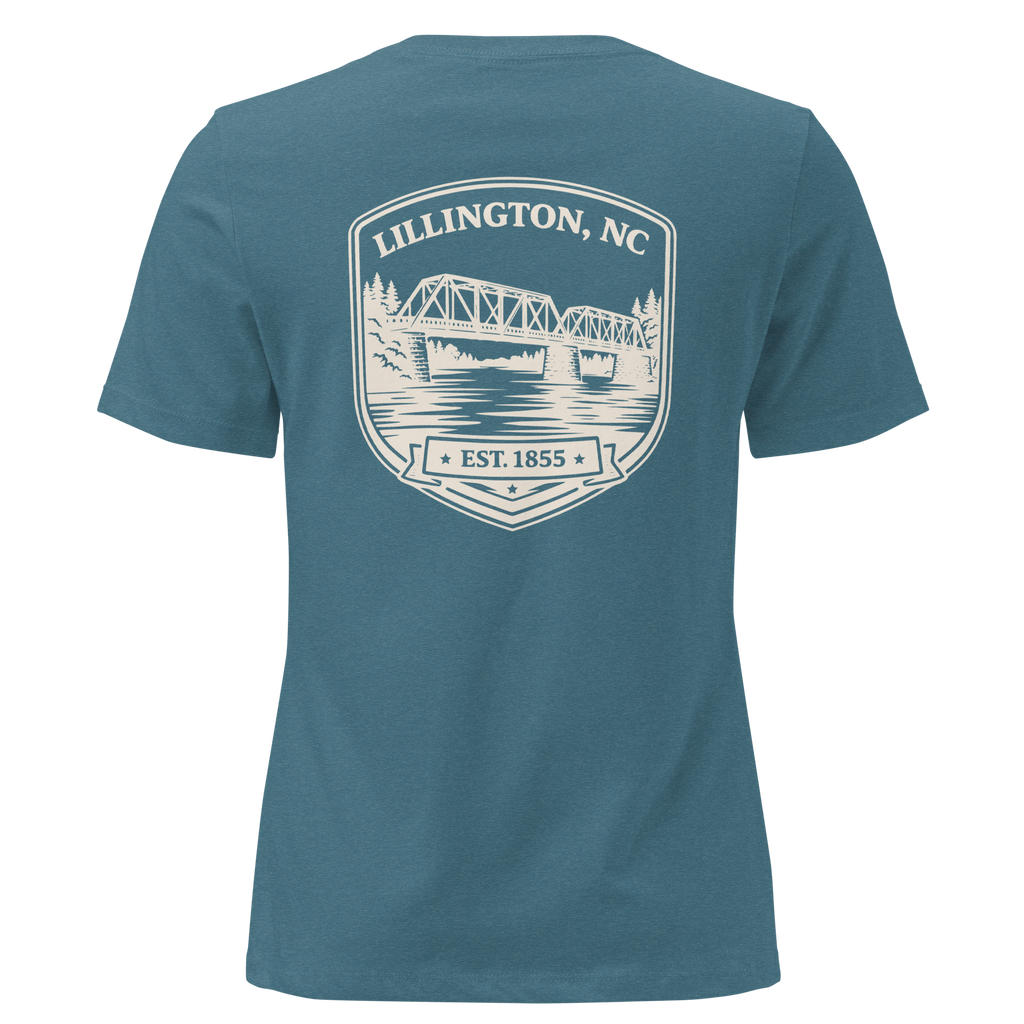 Lillington NC - Old Trestle Bridge- Women's Relaxed T-Shirt