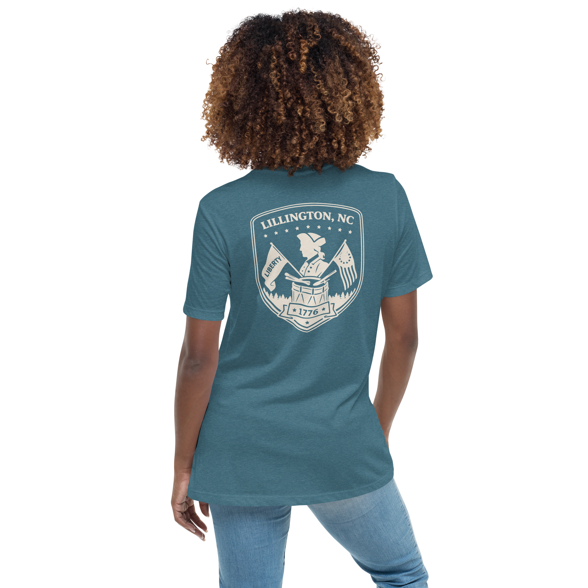 Lillington NC - 1776- Women's Relaxed T-Shirt