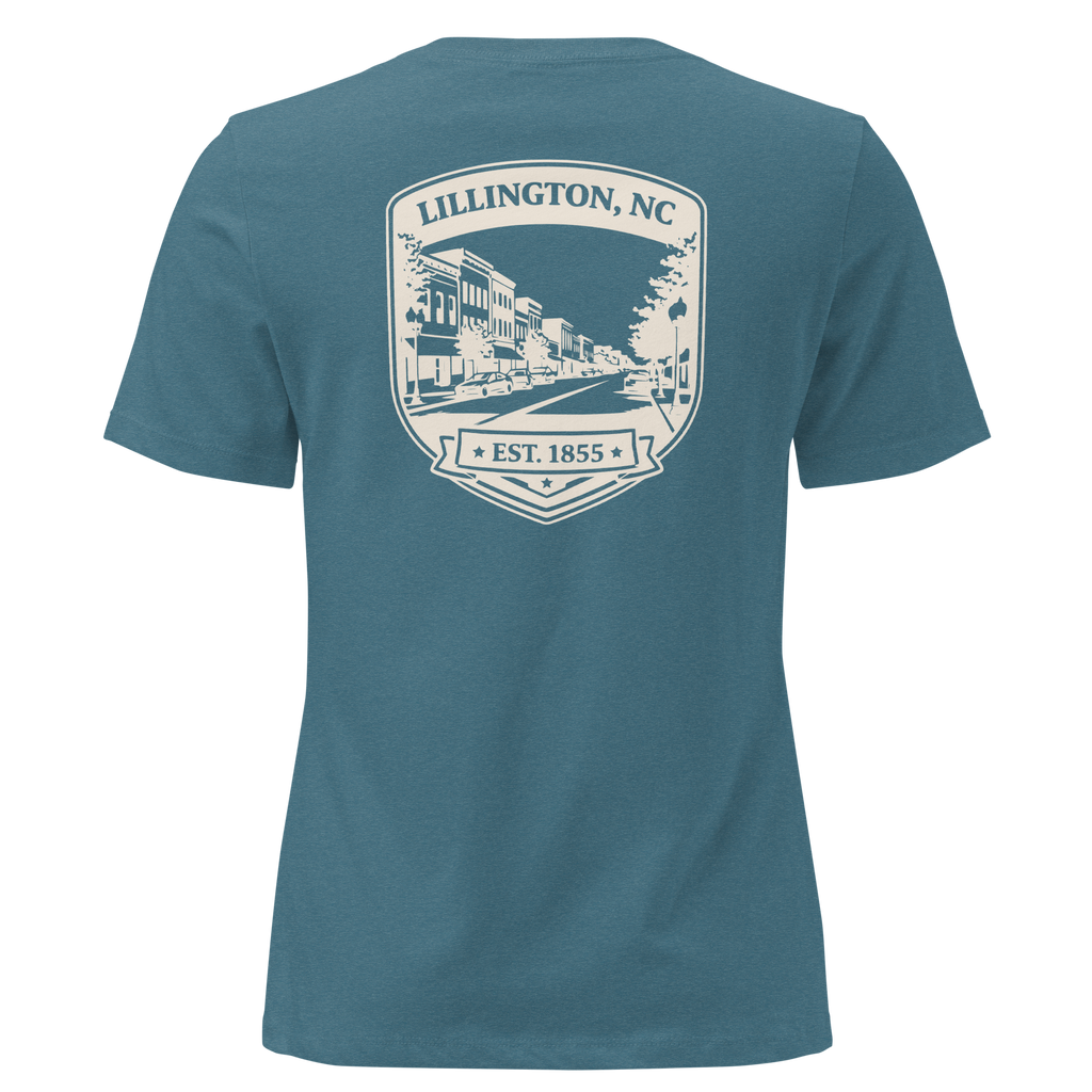 Lillington NC - Downtown- Women's Relaxed T-Shirt
