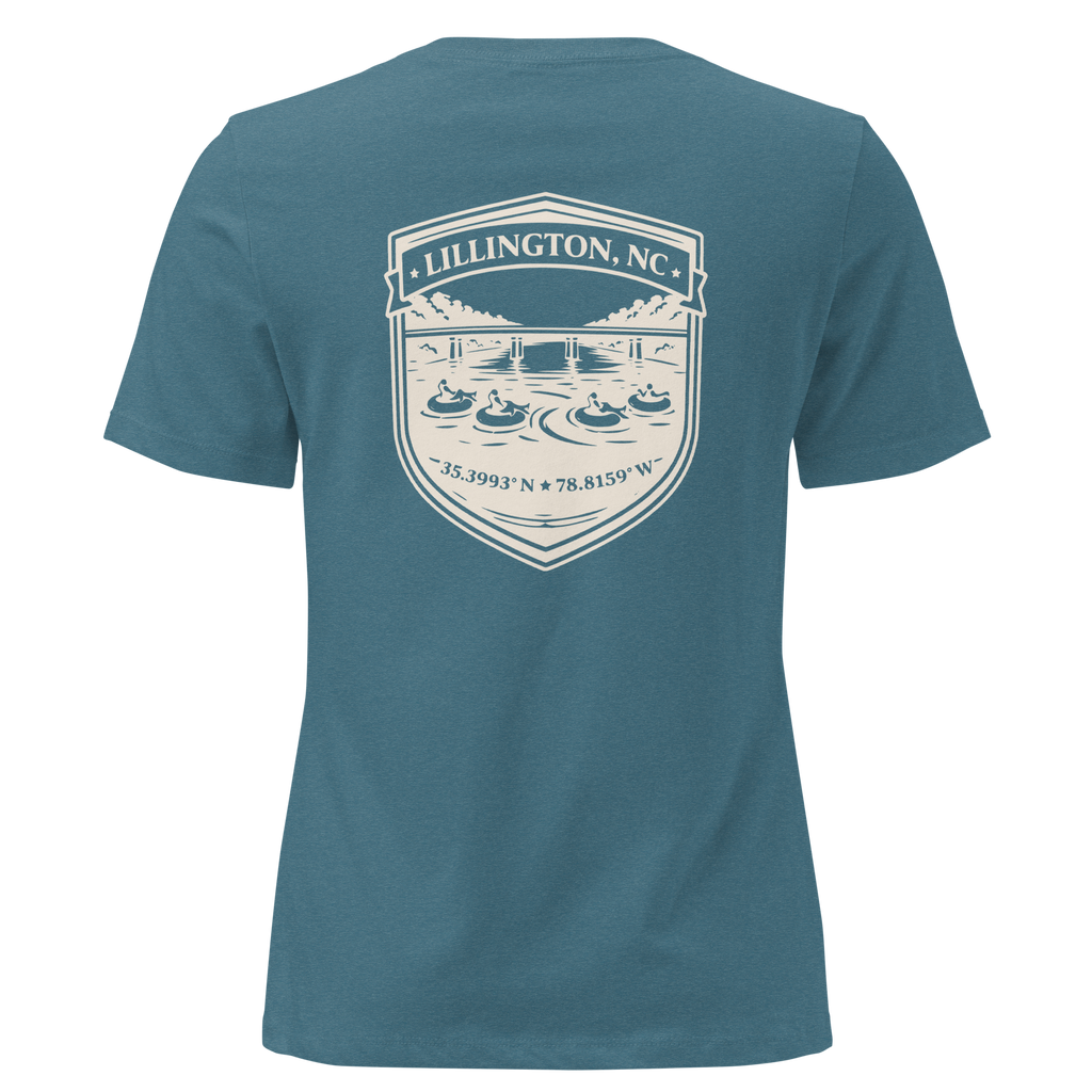 Lillington NC - River Tubing- Women's Relaxed T-Shirt