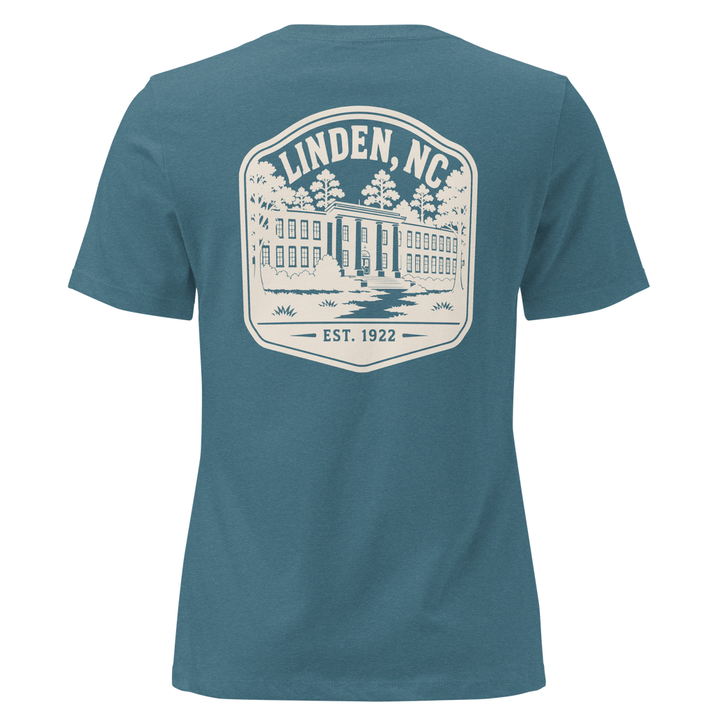Linden NC - Old Linden School- Women's Relaxed T-Shirt