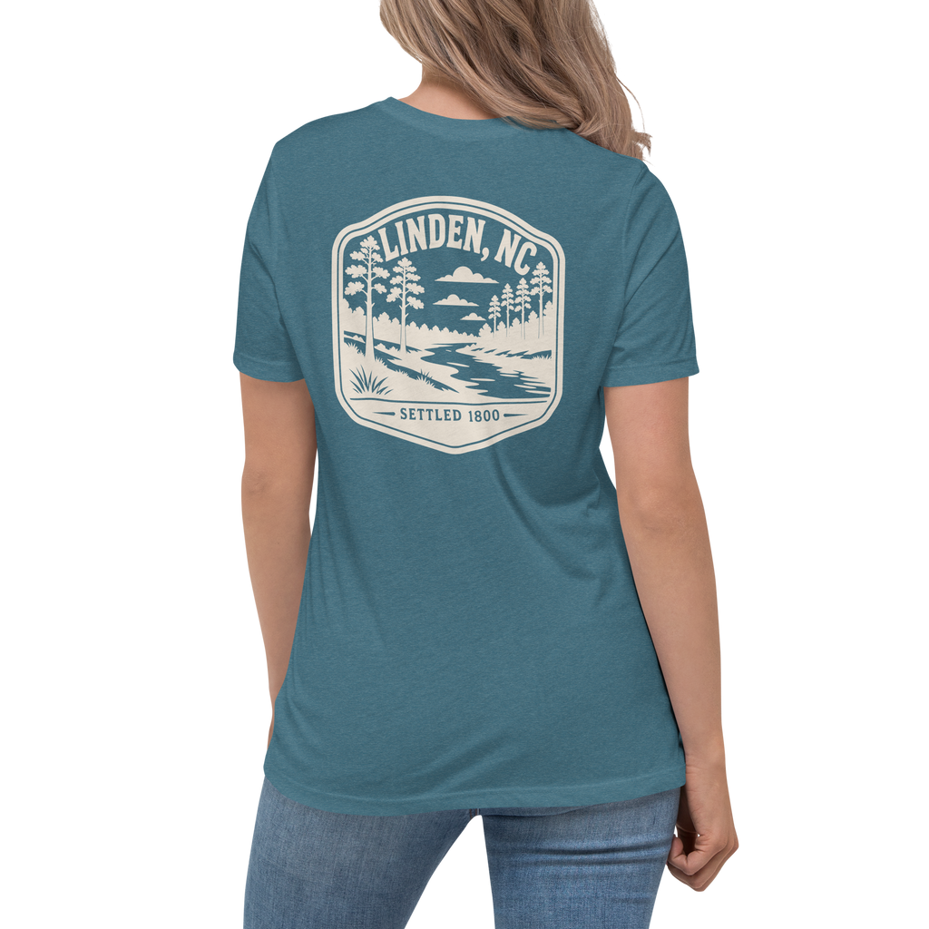 Linden NC - Little River- Women's Relaxed T-Shirt