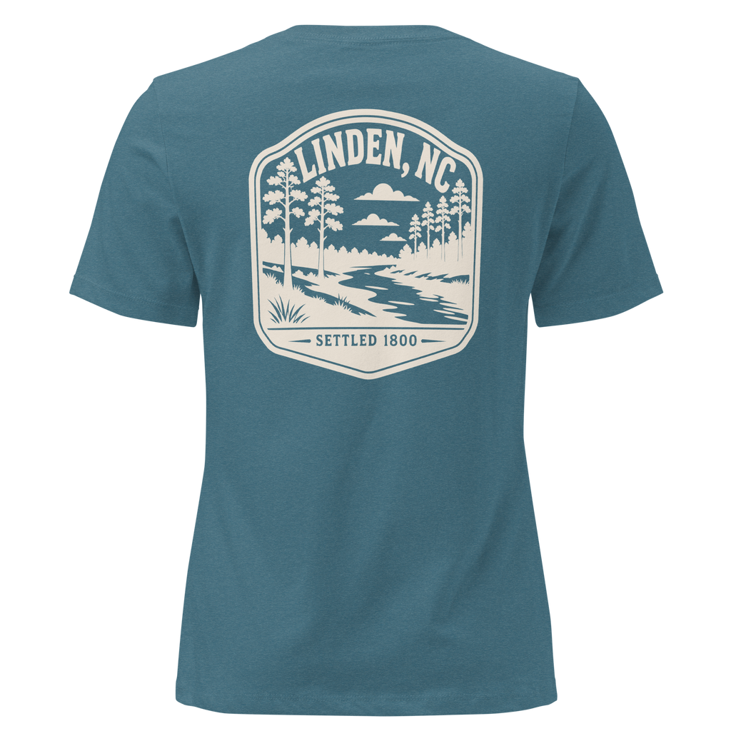 Linden NC - Little River- Women's Relaxed T-Shirt