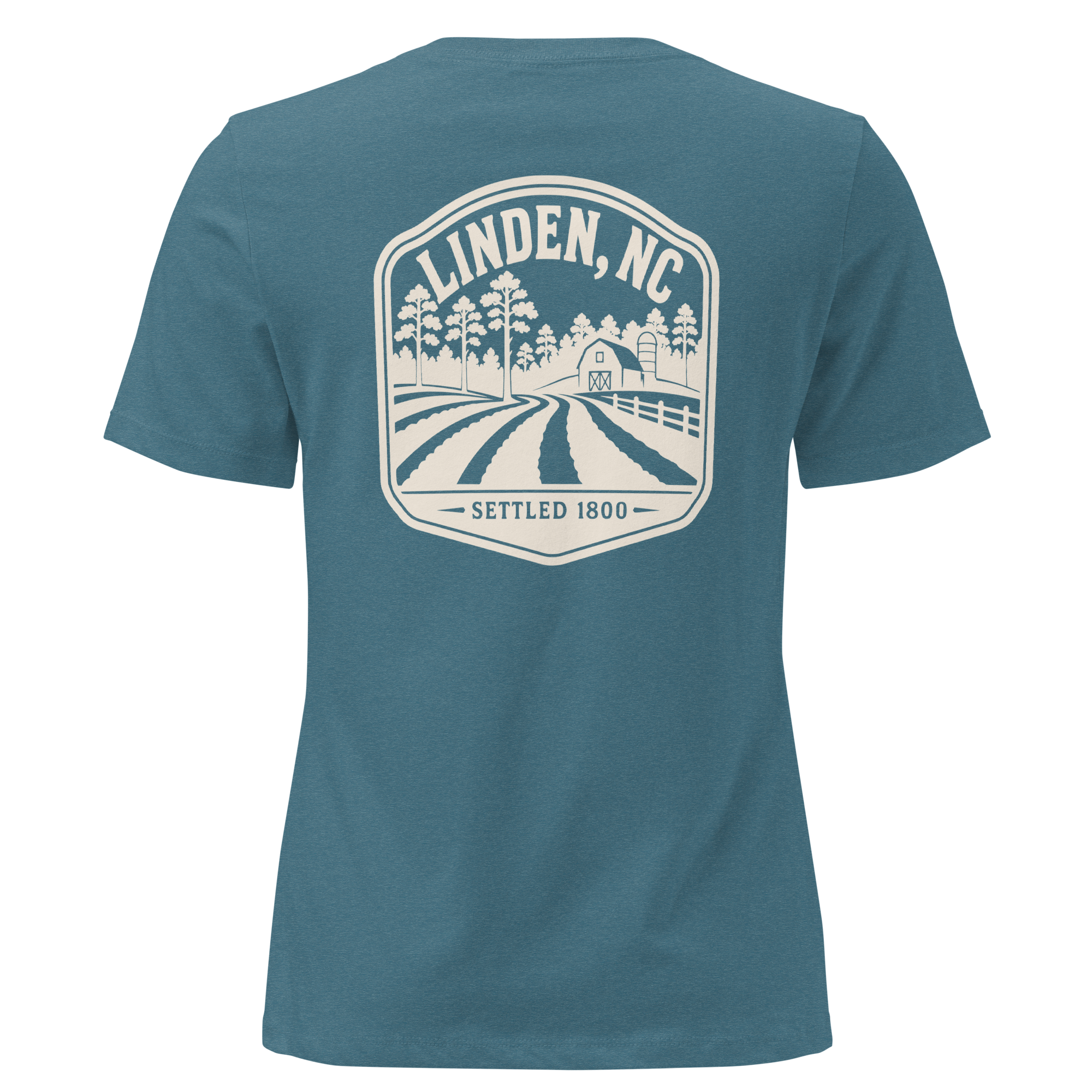 Linden NC - Farm Life- Women's Relaxed T-Shirt