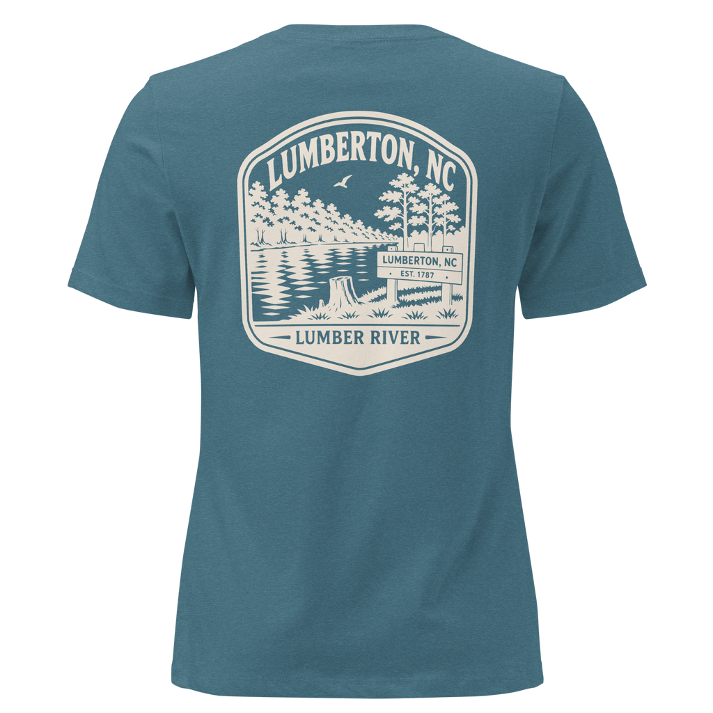 Lumberton NC - Lumber River- Women's Relaxed T-Shirt