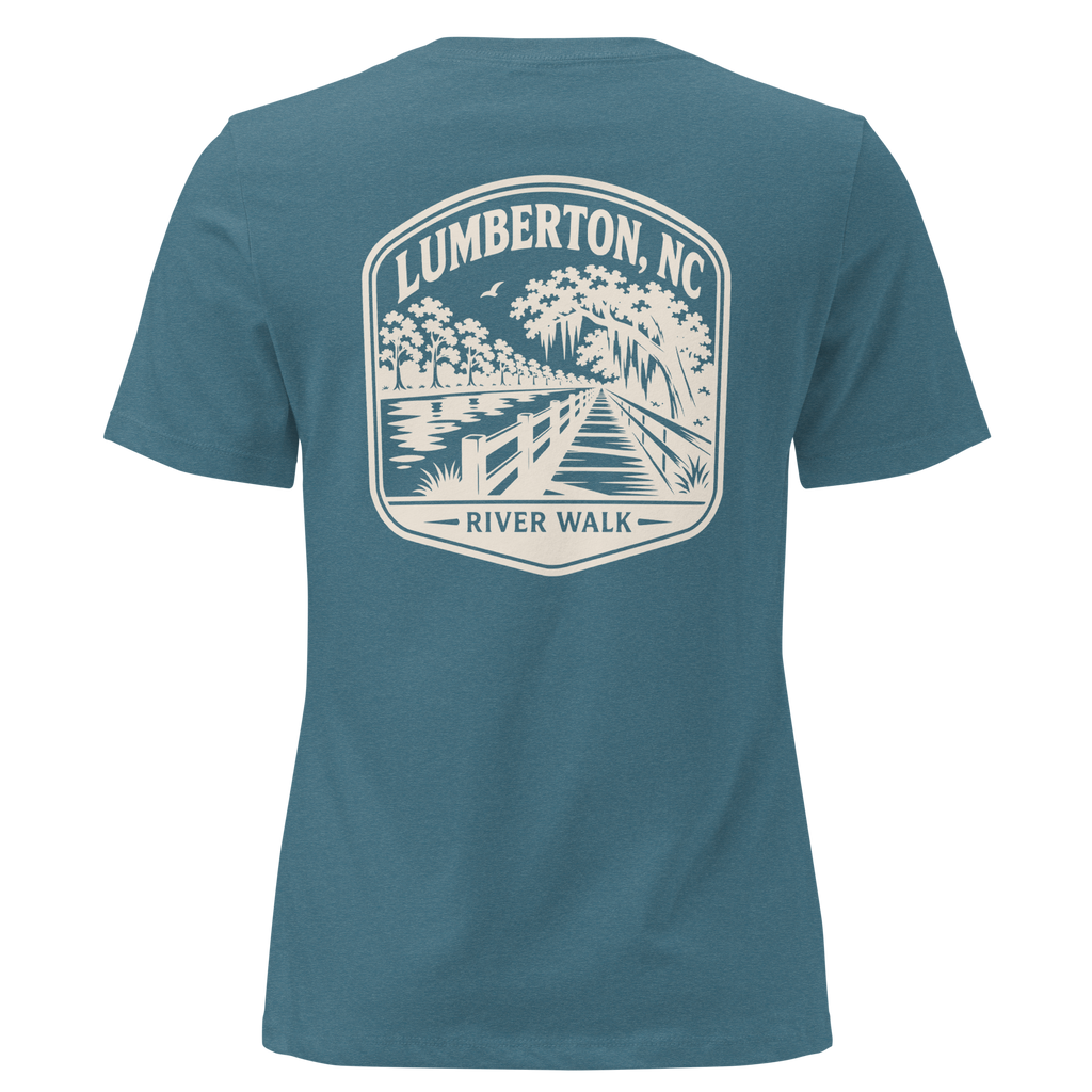 Lumberton NC - The Riverwalk- Women's Relaxed T-Shirt
