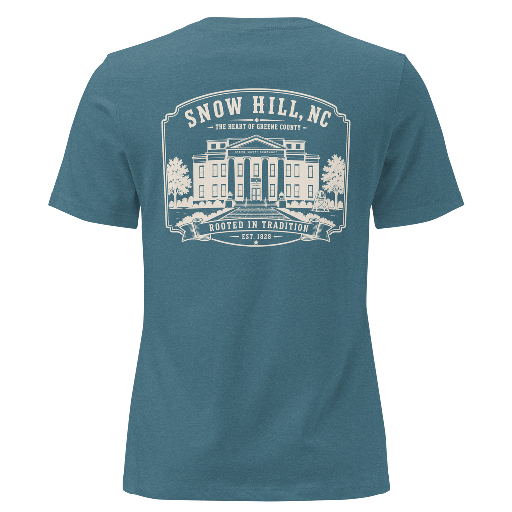 Snow Hill, NC - Historic Courthouse - Women's Relaxed T-Shirt
